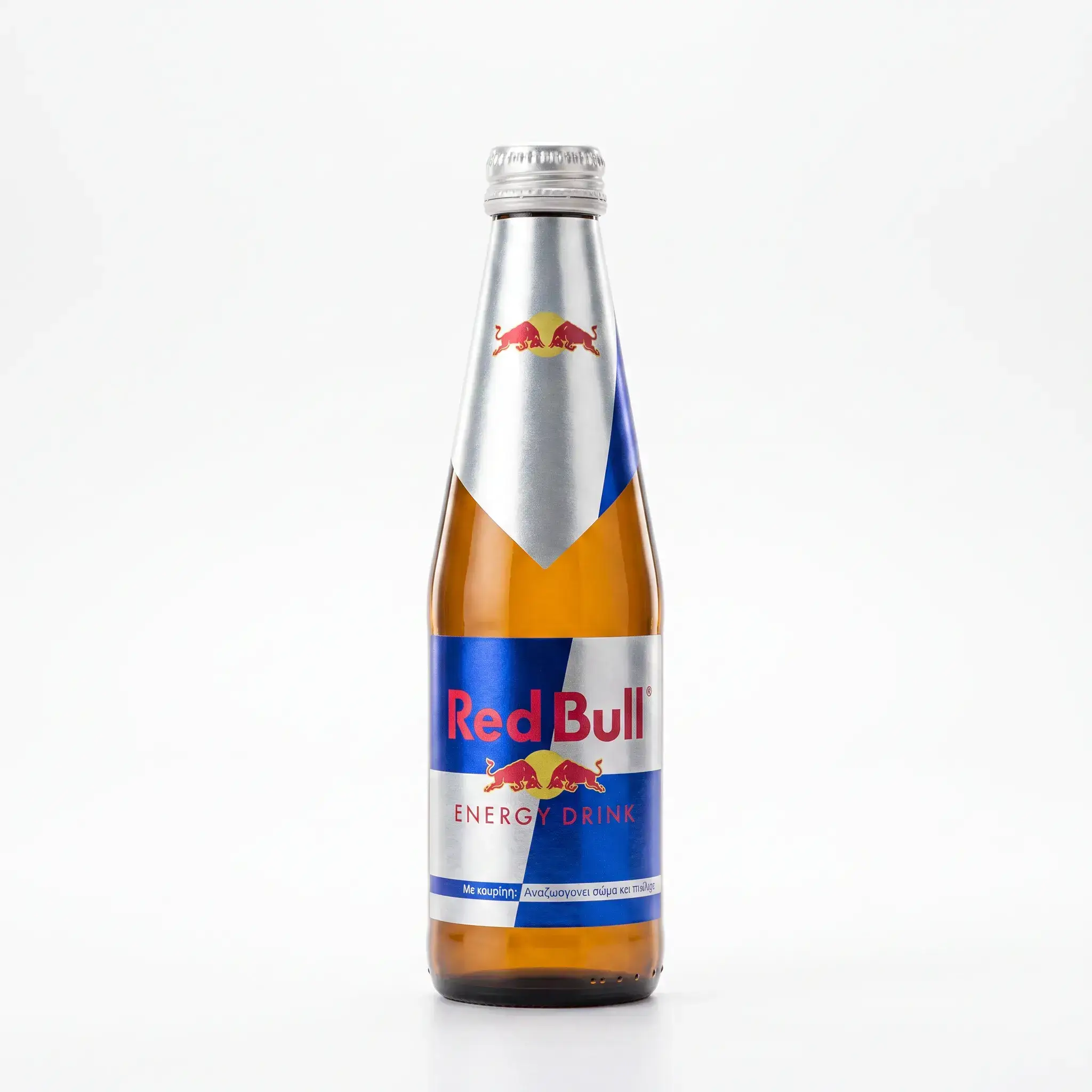 Red Bull Energy Drink Glass Bottle