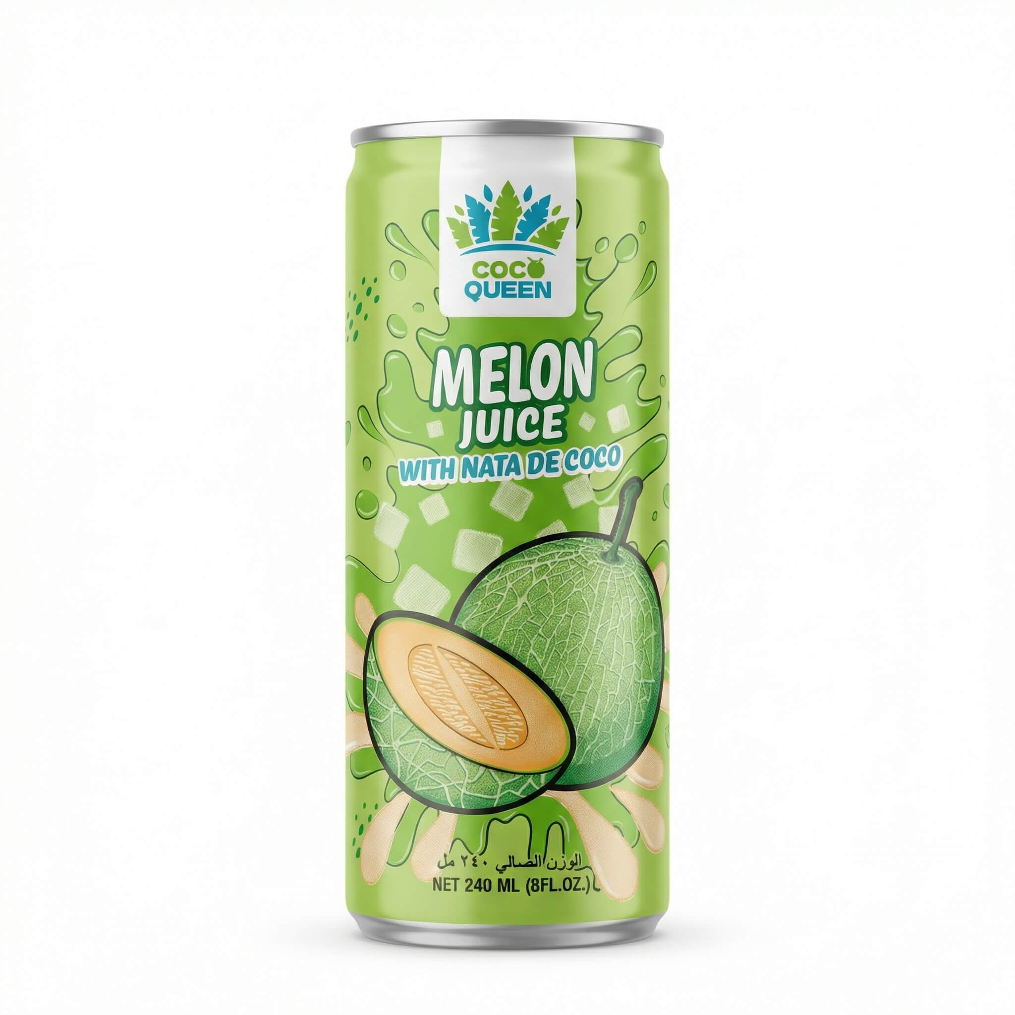 Coco Queen Melon Juice with Nata de Coco