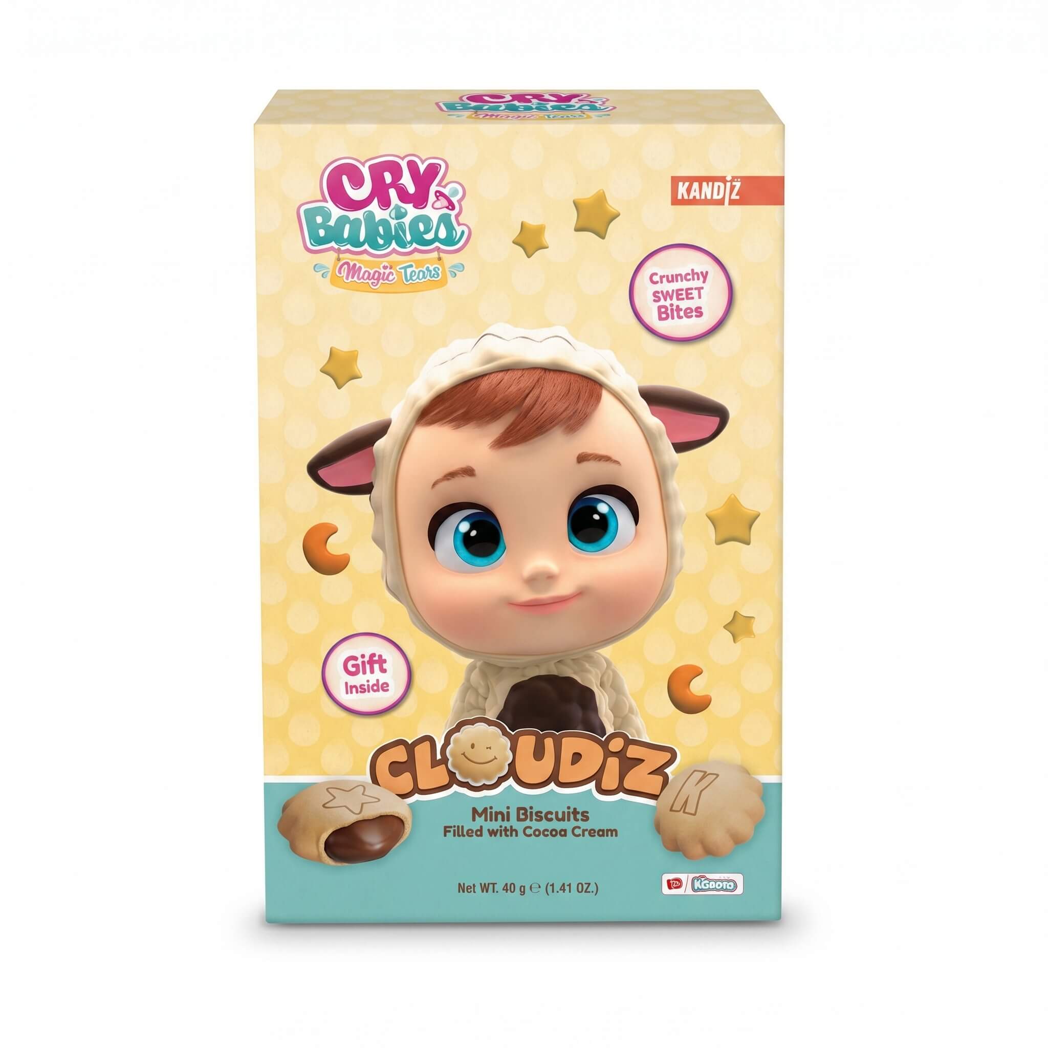 Cry Babies Magic Tears Cloudiz Mini Biscuits Filled with Cocoa Cream