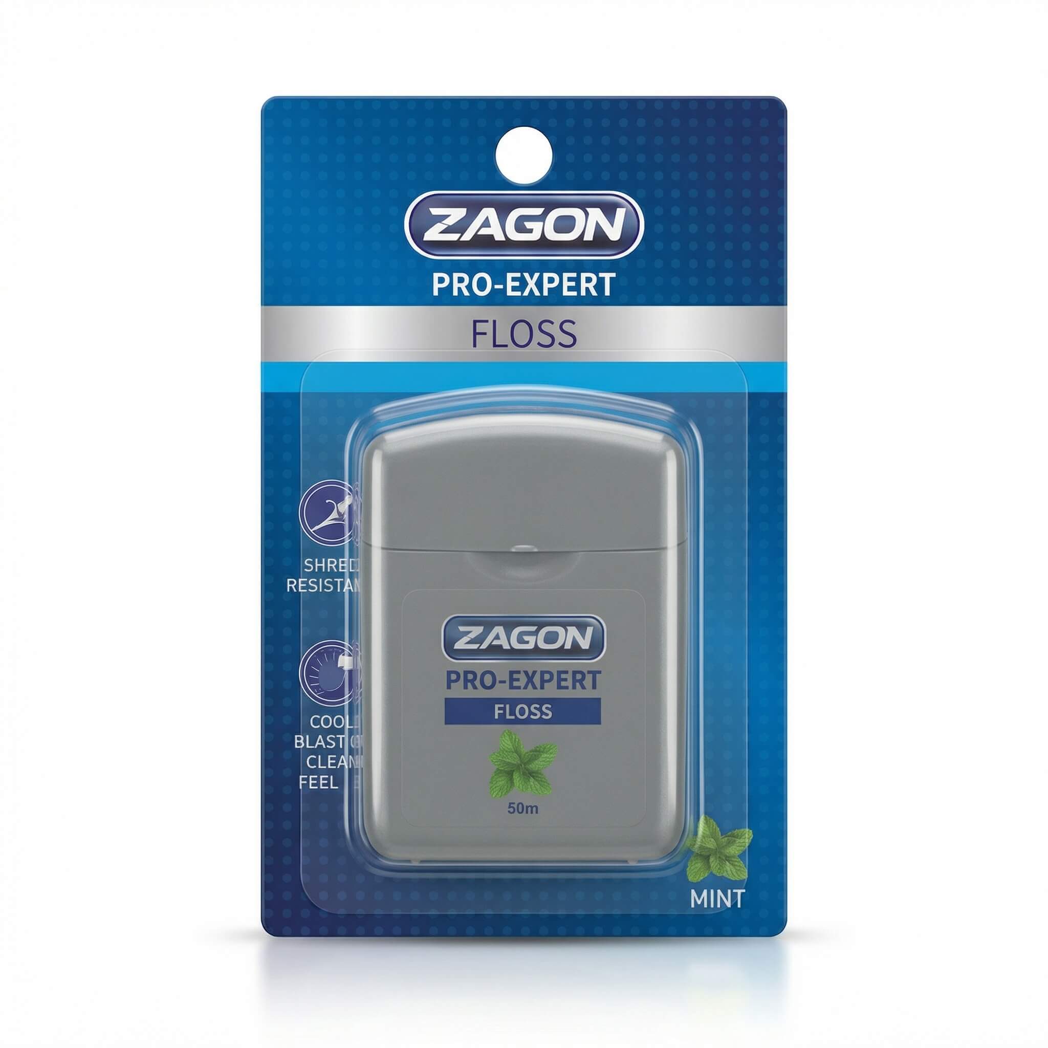 Zagon Pro-Expert Mint Waxed Dental Floss