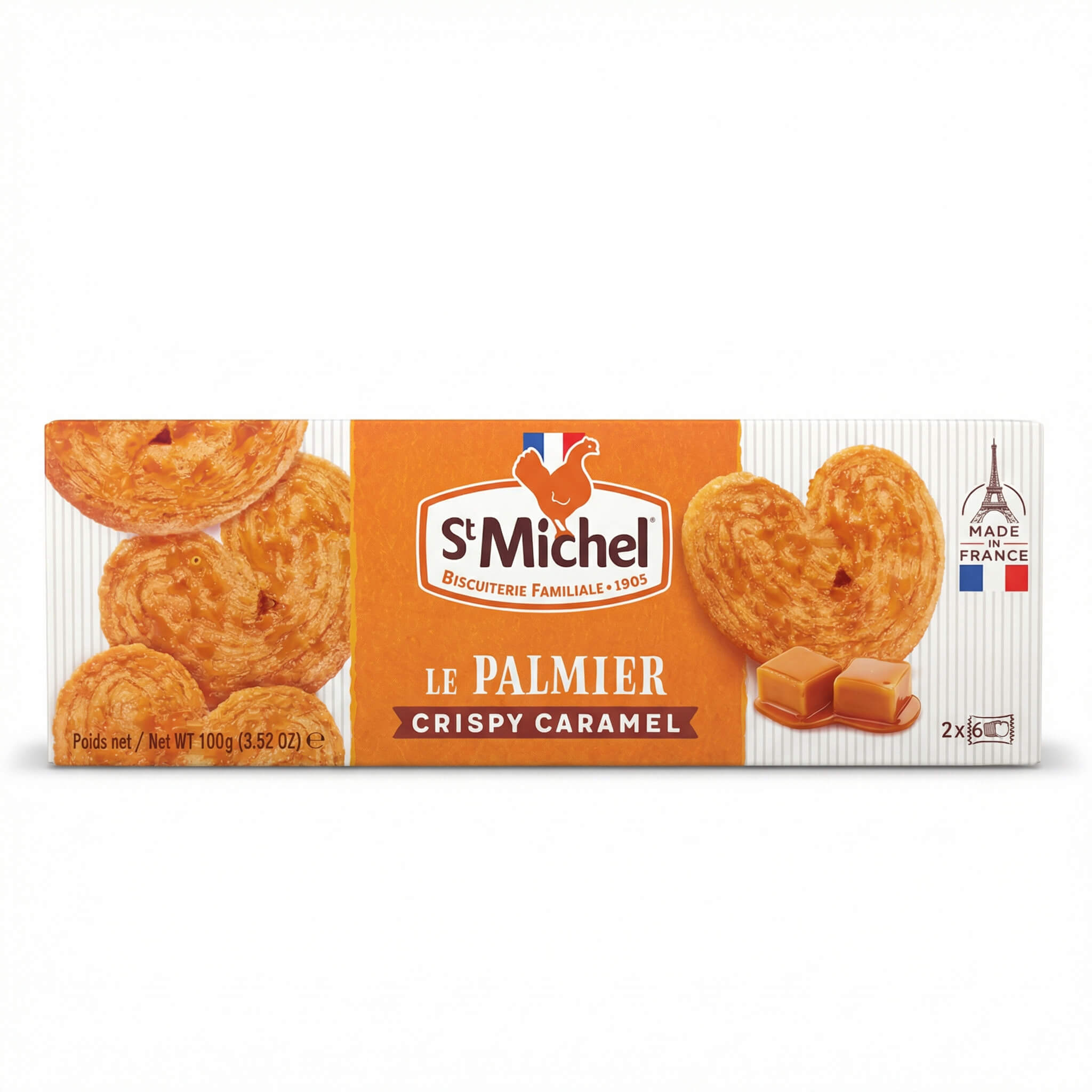 St Michel Le Palmier Crispy Caramel Biscuits