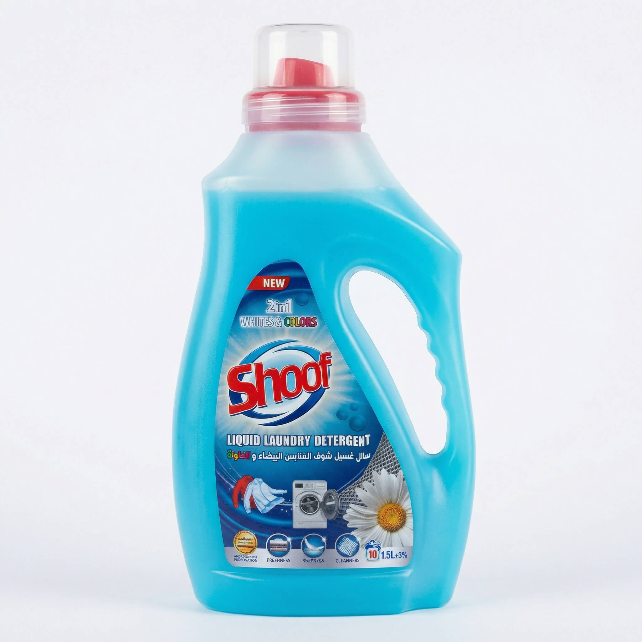 Shoof 2in1 Liquid Laundry Detergent for Whites & Colors