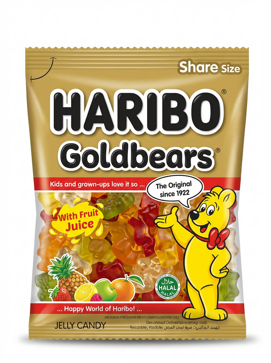 Haribo Goldbears Fruit Flavor Jelly Candy