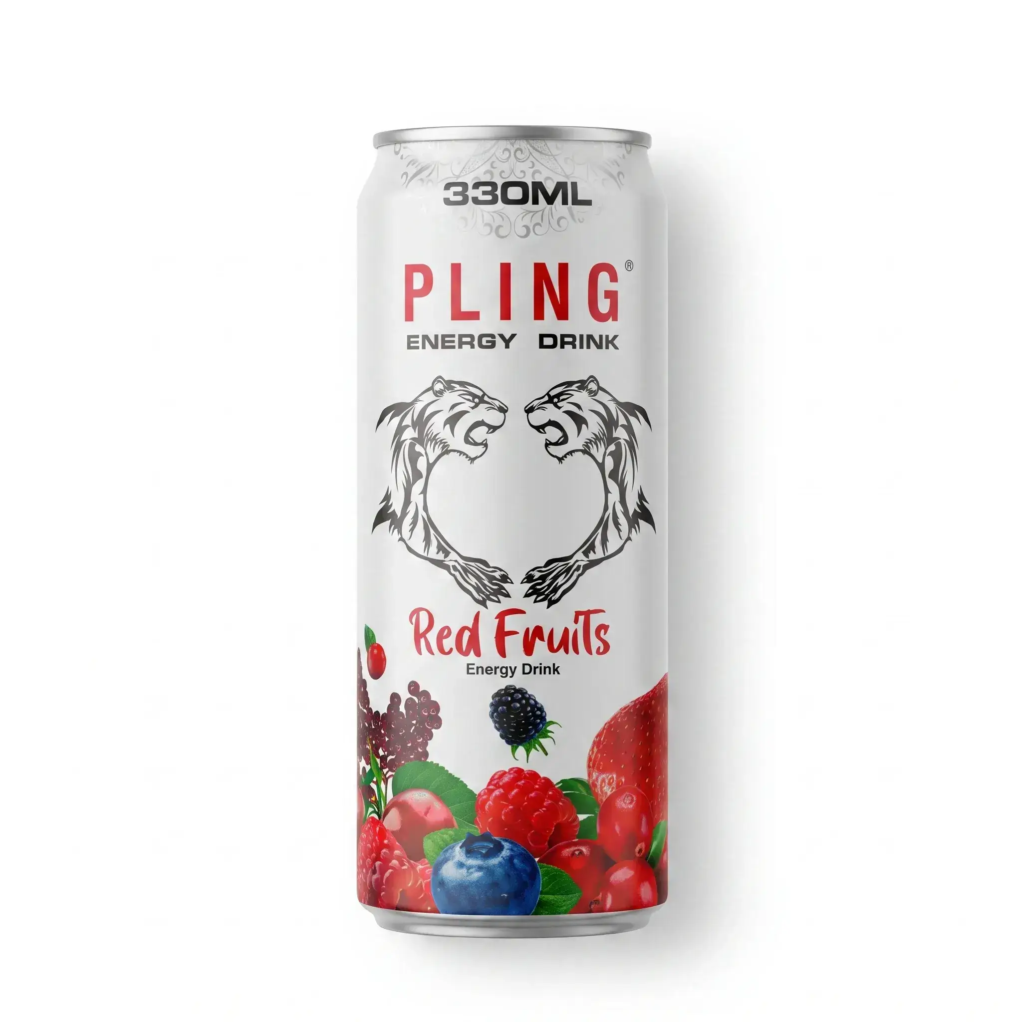 Pling Red Fruits Energy Drink (24 pcs)