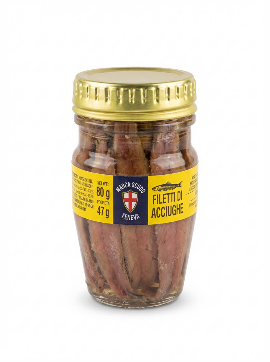 Marca Scudo Anchovy Fillets in Oil