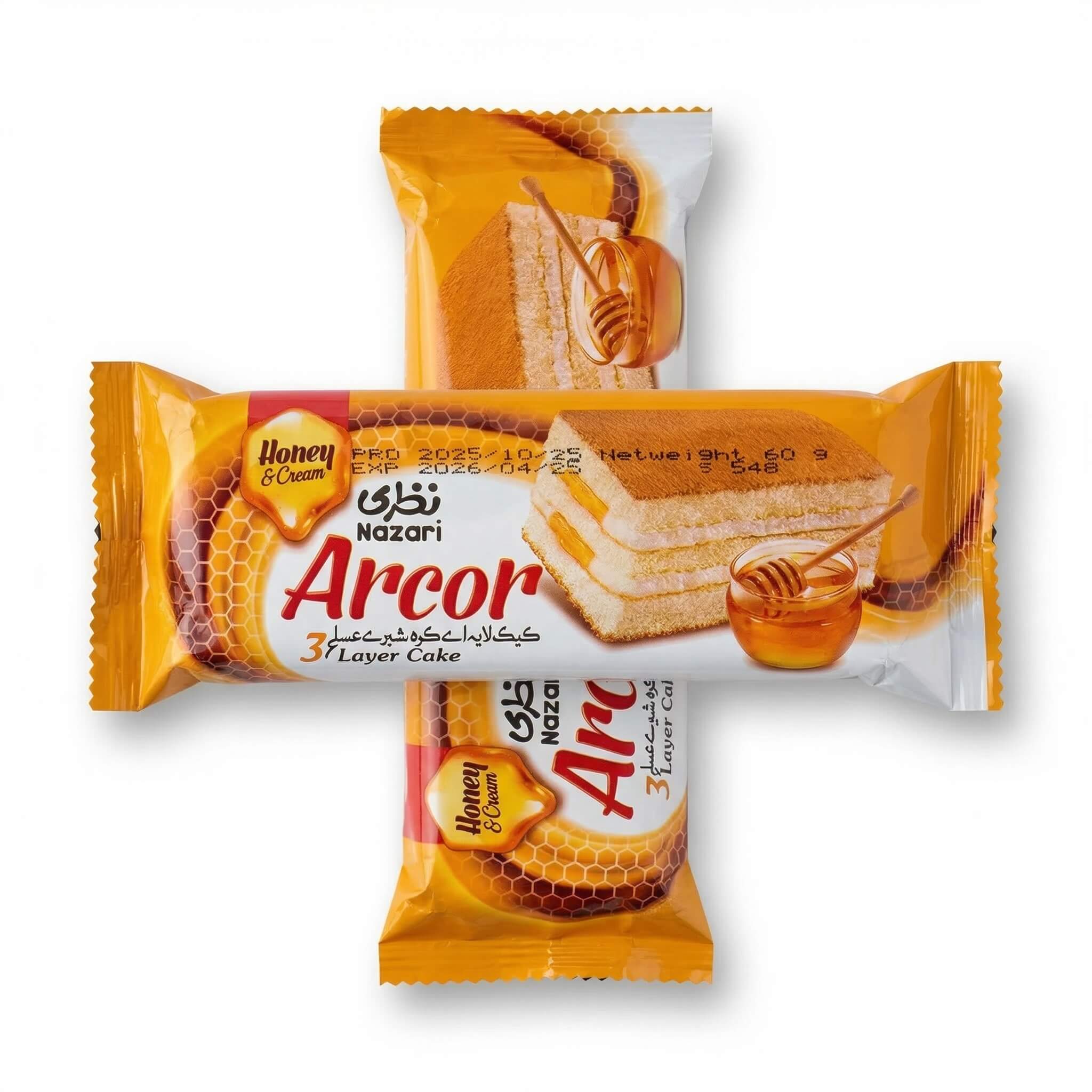 Nazari Arcor Honey & Cream Layer Cake