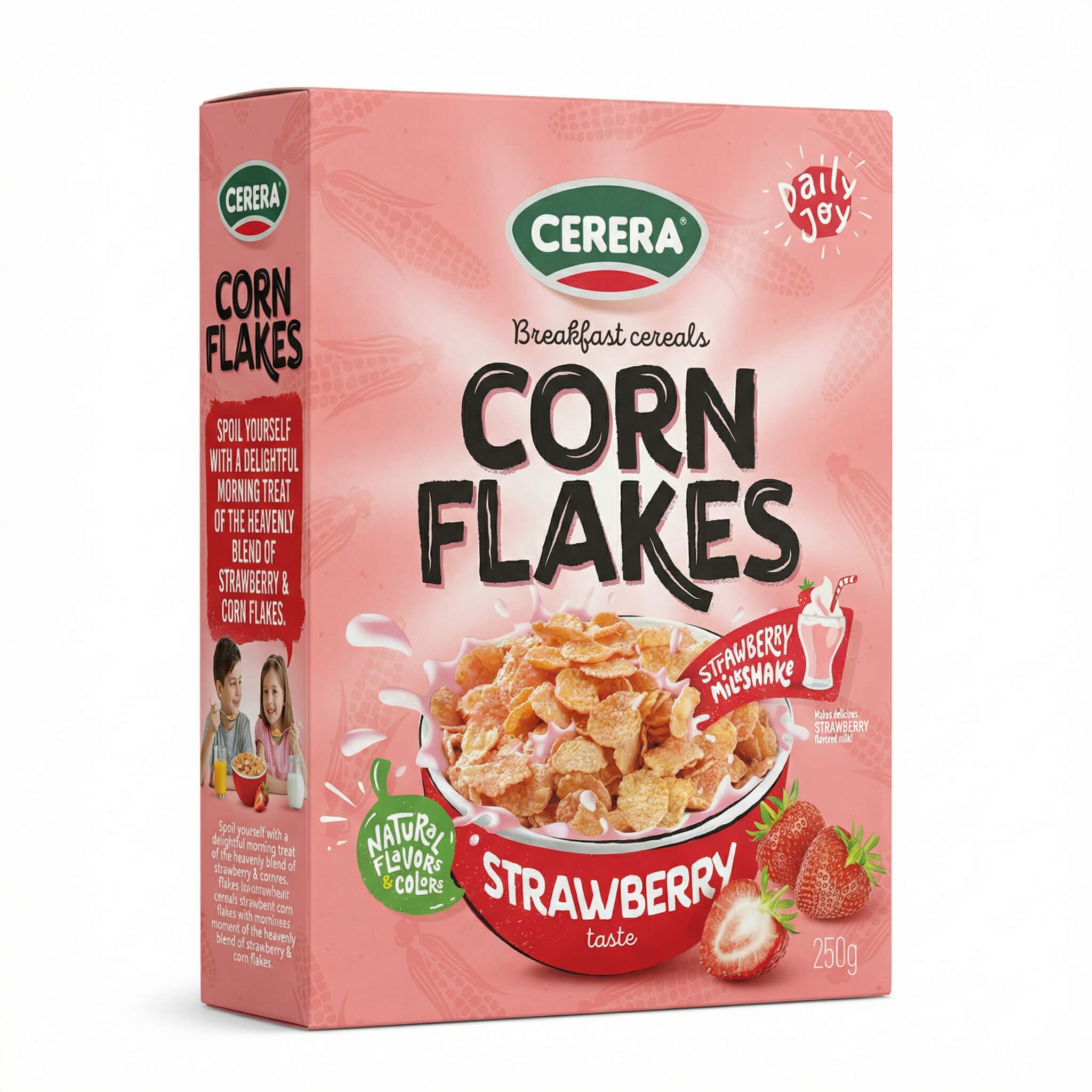 Cerera Strawberry Corn Flakes Breakfast Cereal