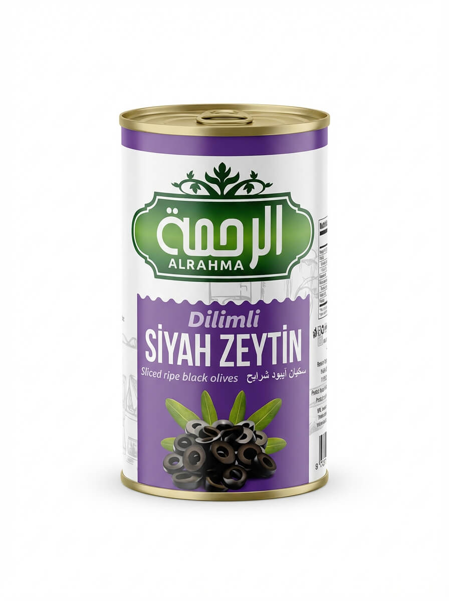 Alrahma Sliced Ripe Black Olives