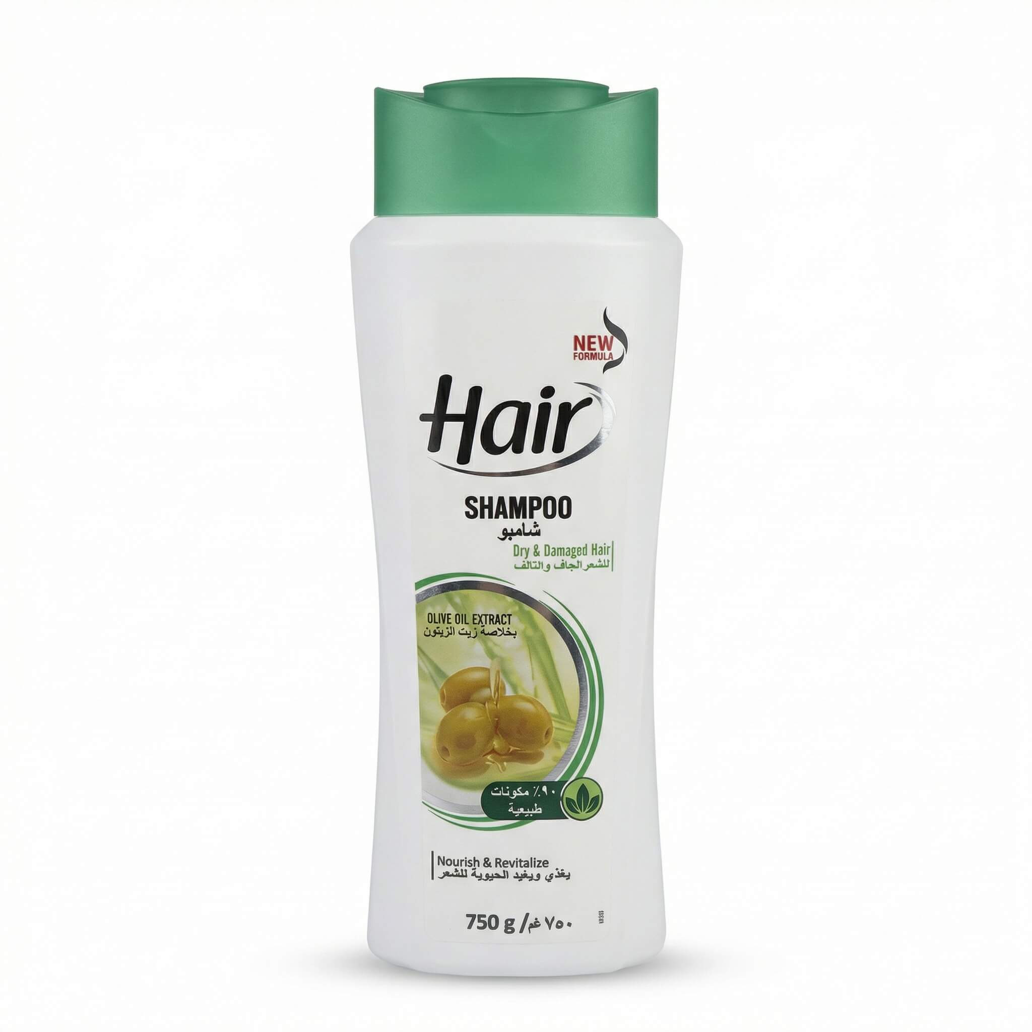 Hair Shampoo with Olive Oil Extract for Dry & Damaged Hair