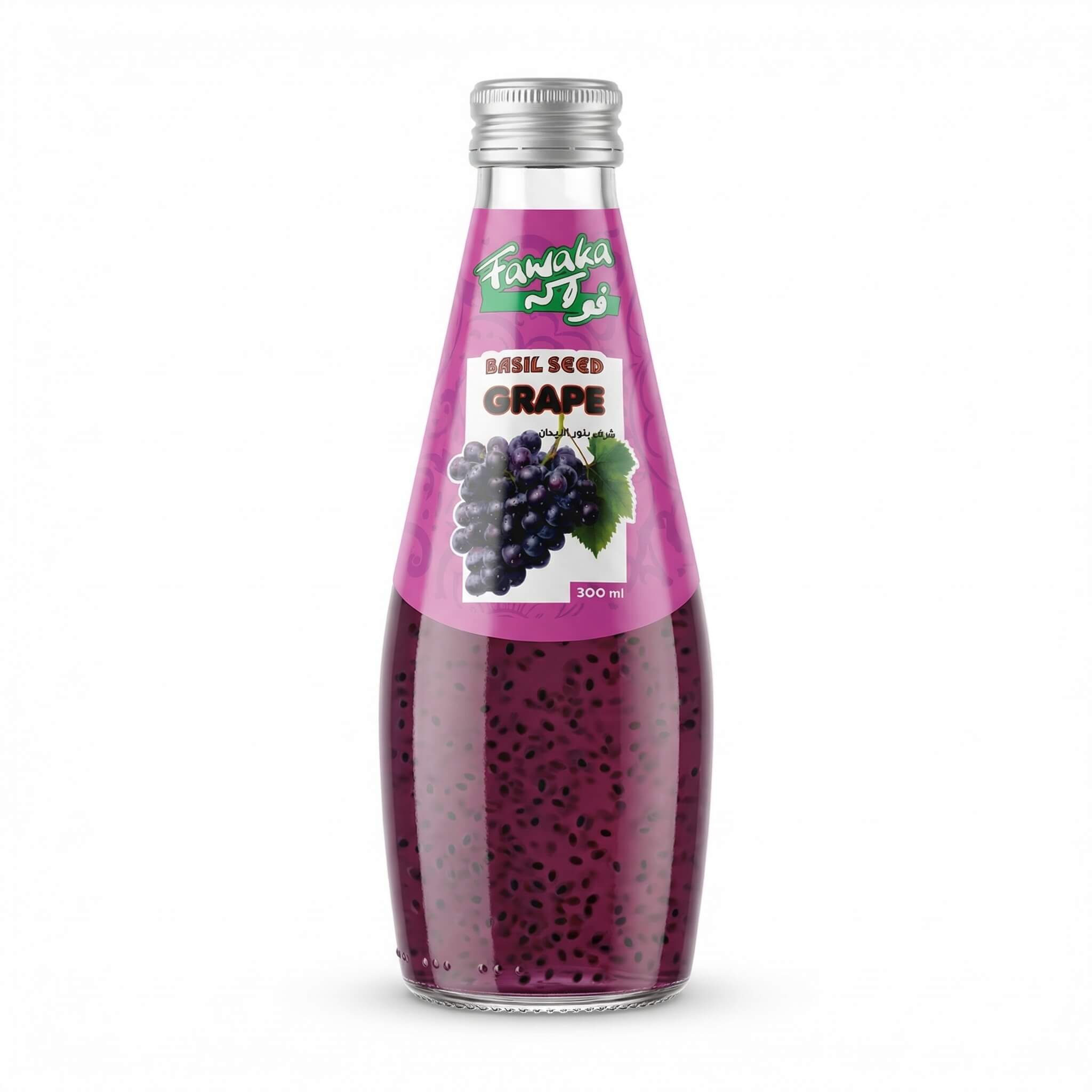 Fawaka Basil Seed Grape Drink