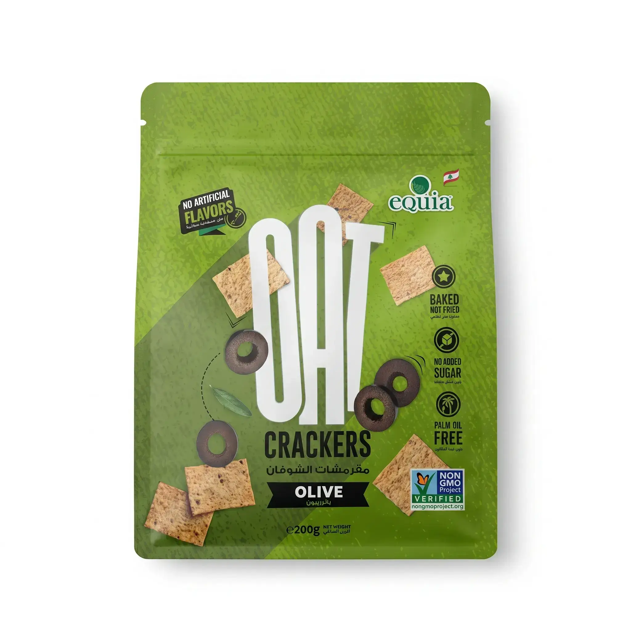 Equia Oat Crackers Olive
