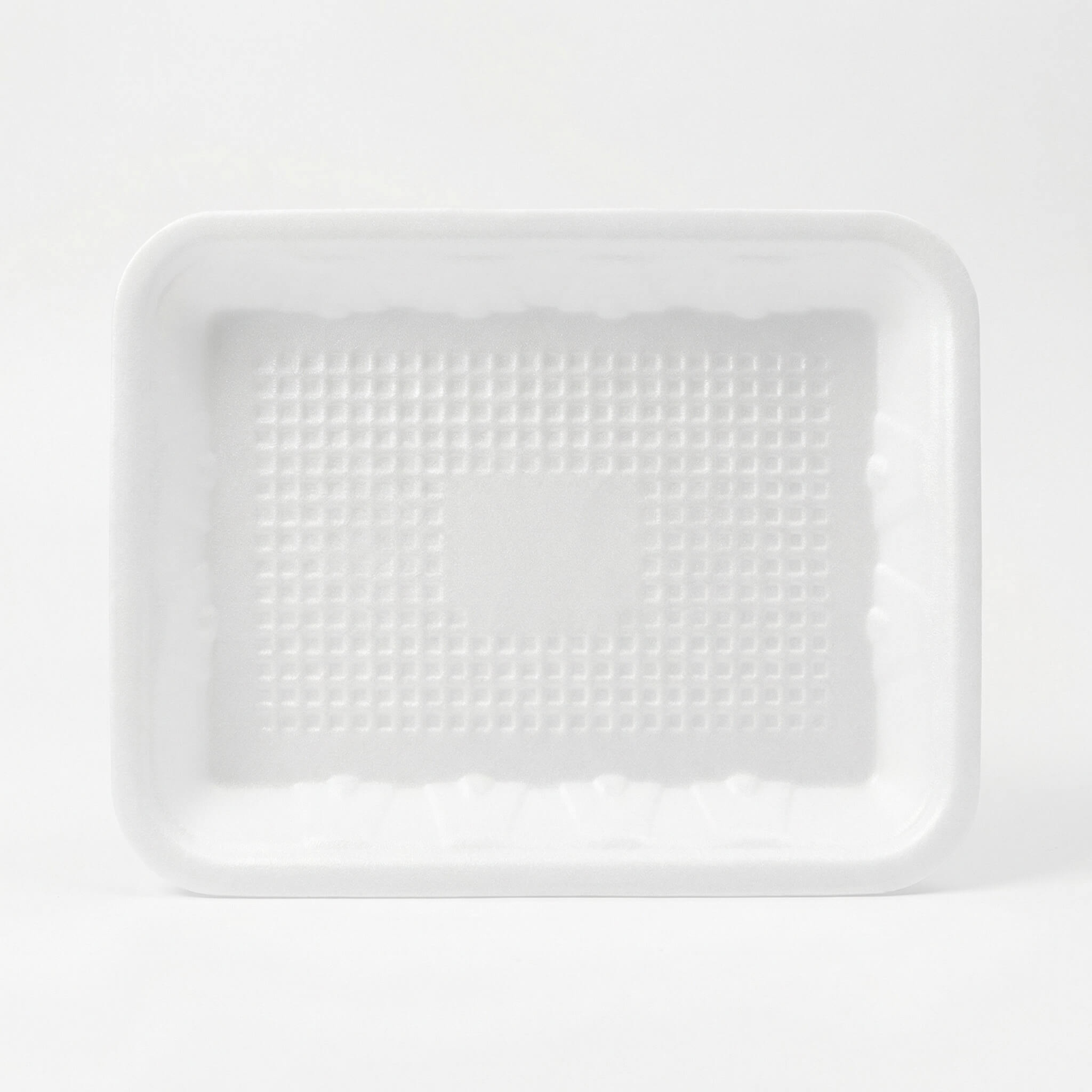 Disposable White Foam Food Tray
