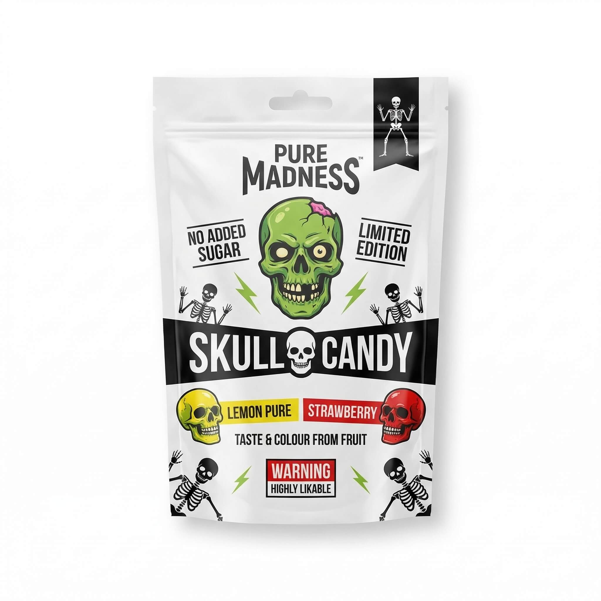 Pure Madness Skull Candy No Added Sugar