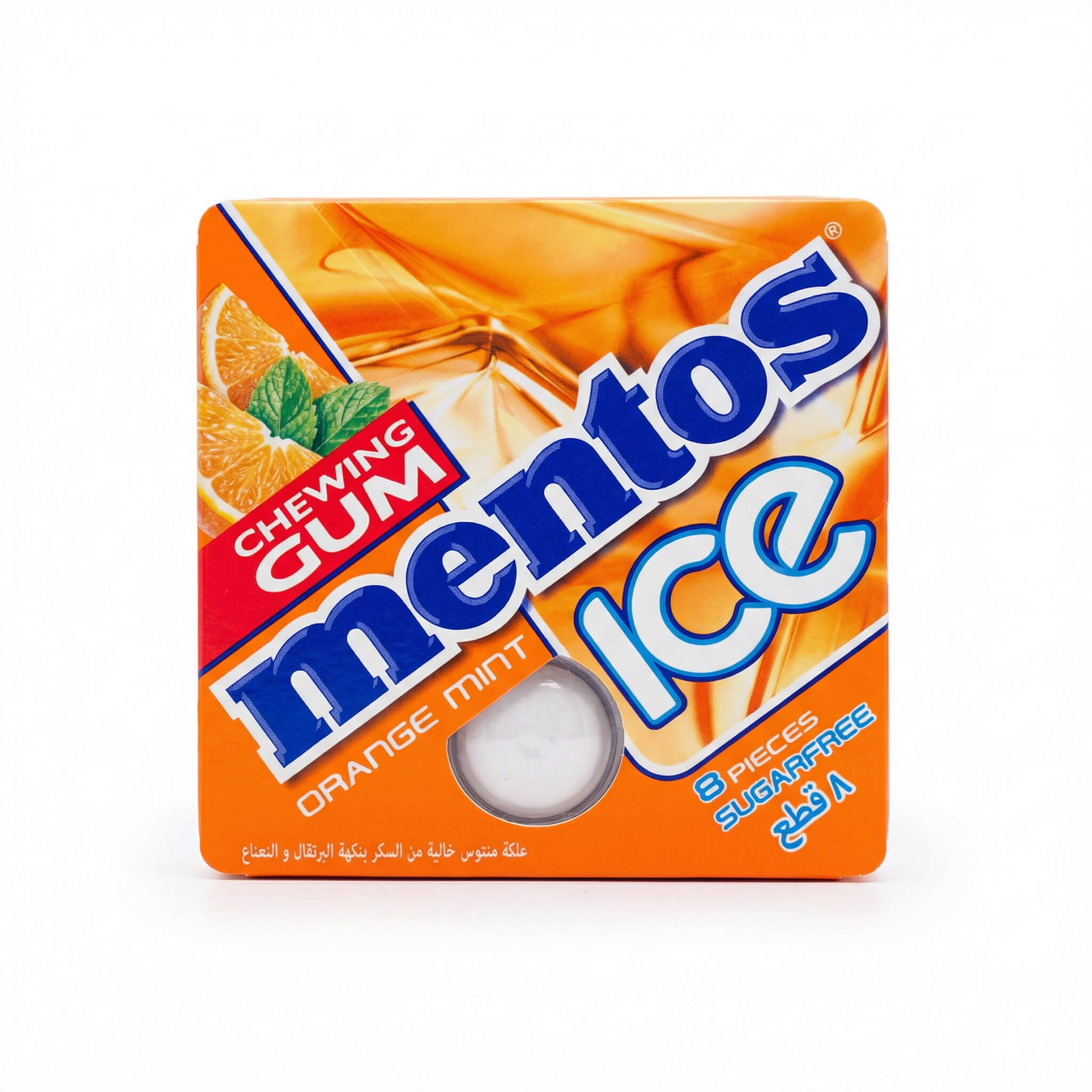 Mentos Ice Orange Mint Sugarfree Chewing Gum
