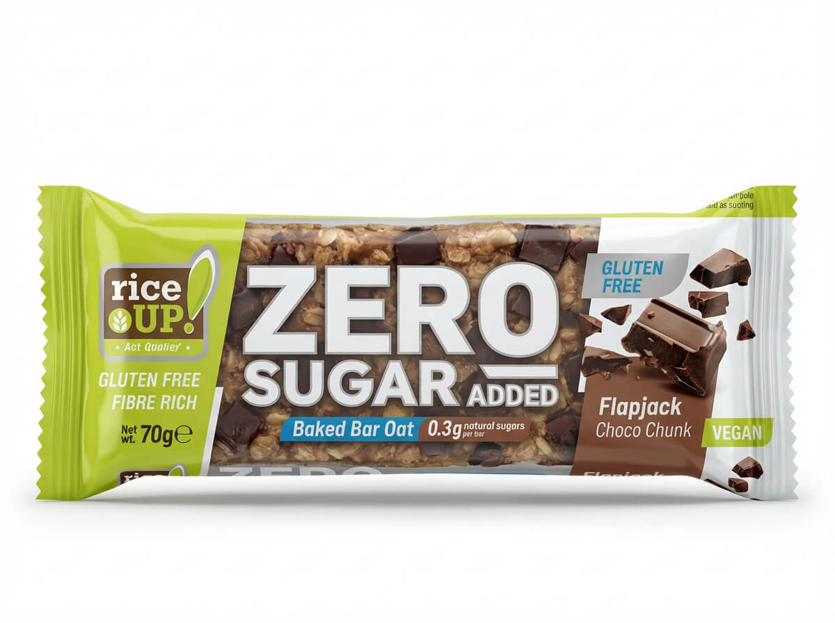 Rice Up! Zero Sugar Added Flapjack Choco Chunk