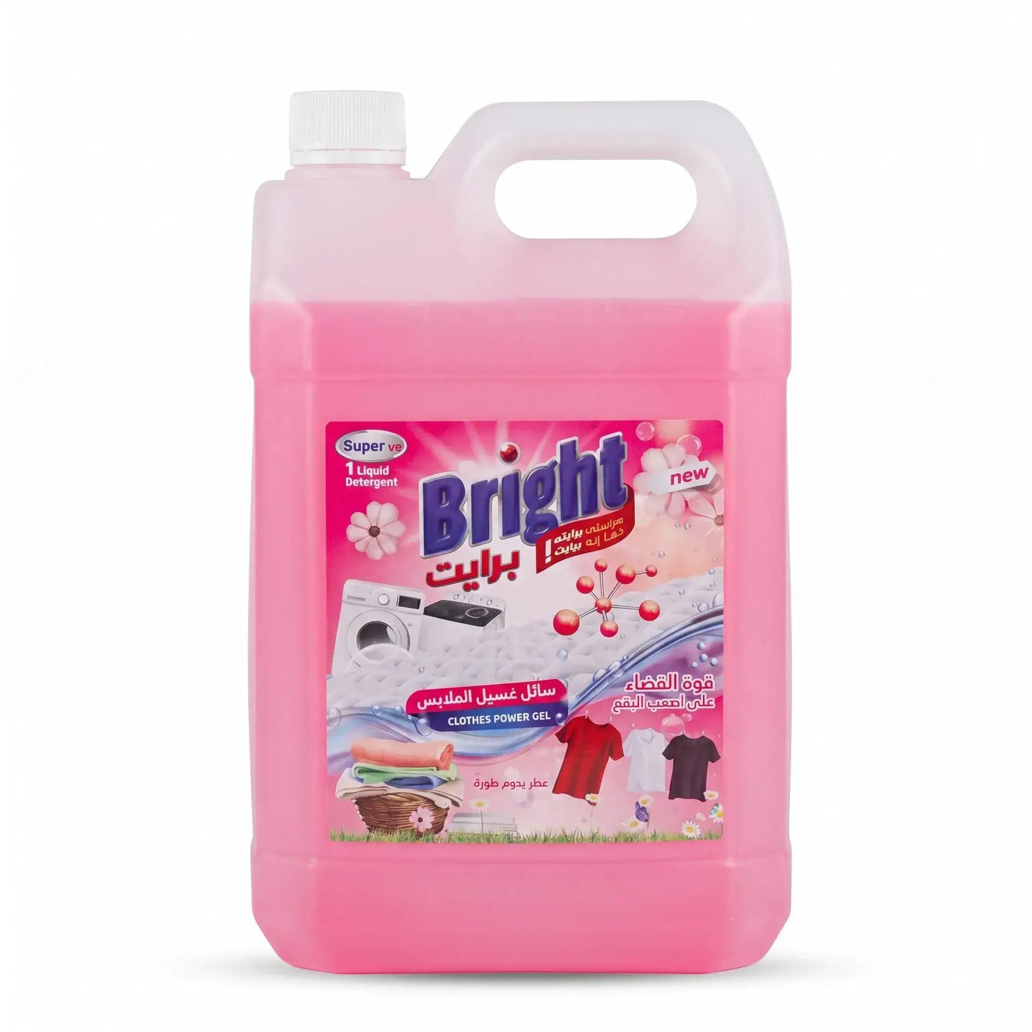 Bright Clothes Power Gel Liquid Detergent