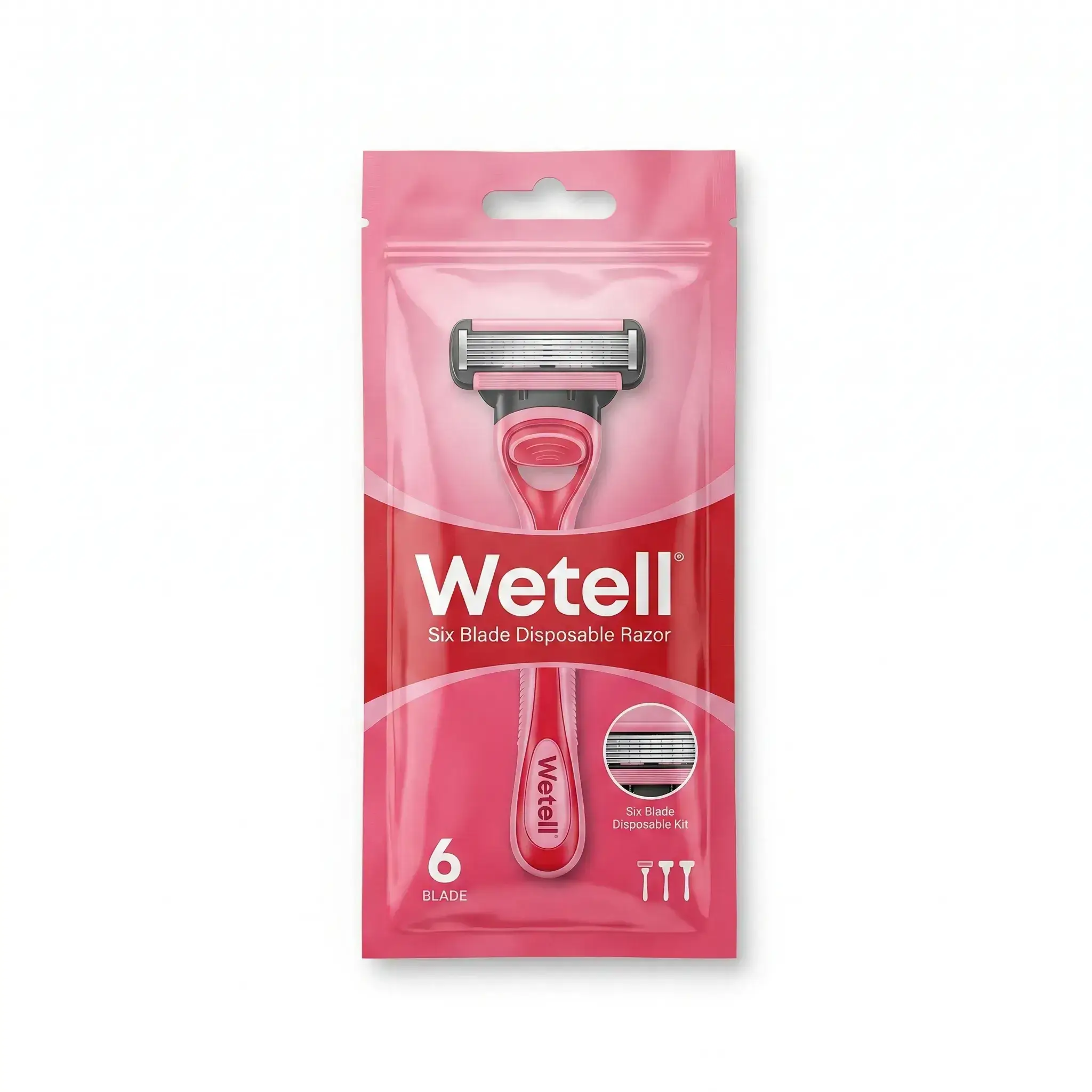 Wetell Six Blade Disposable Razor