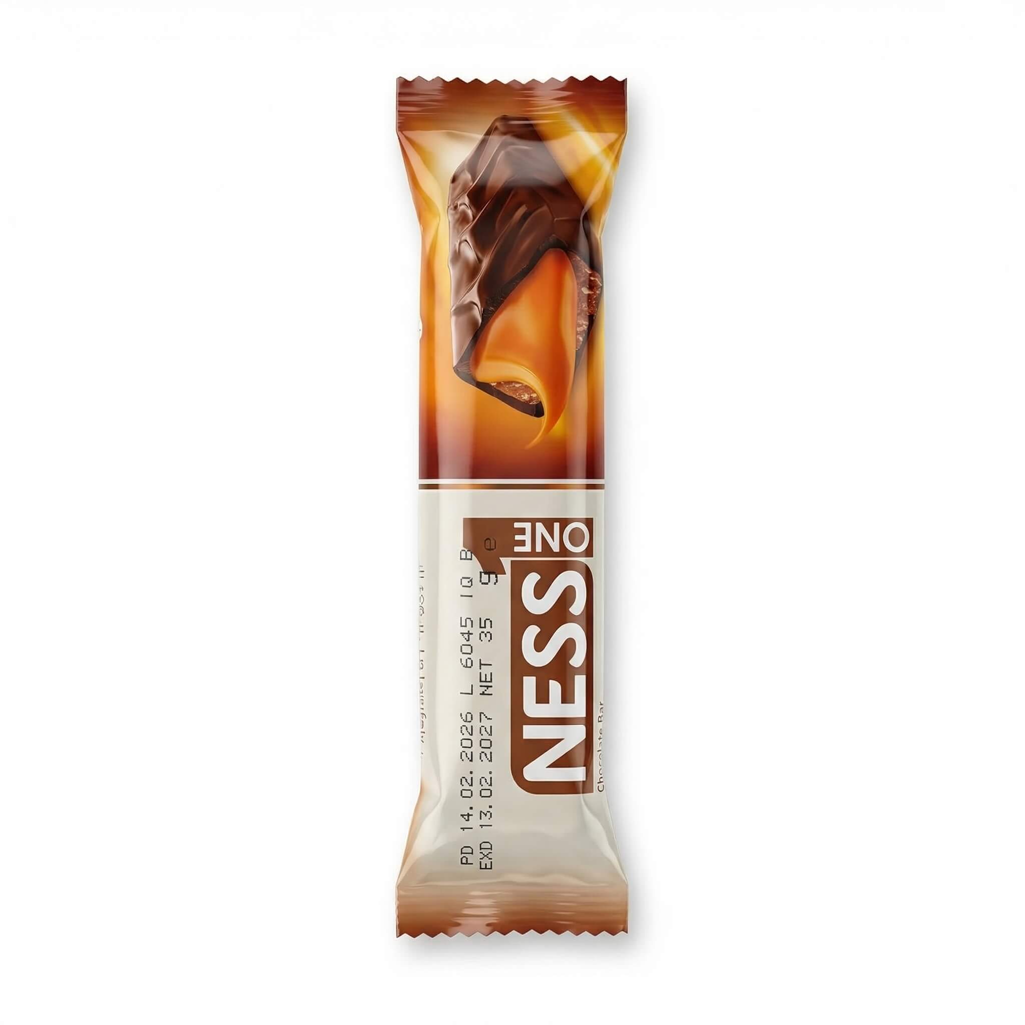 Ness One Chocolate Bar with Caramel