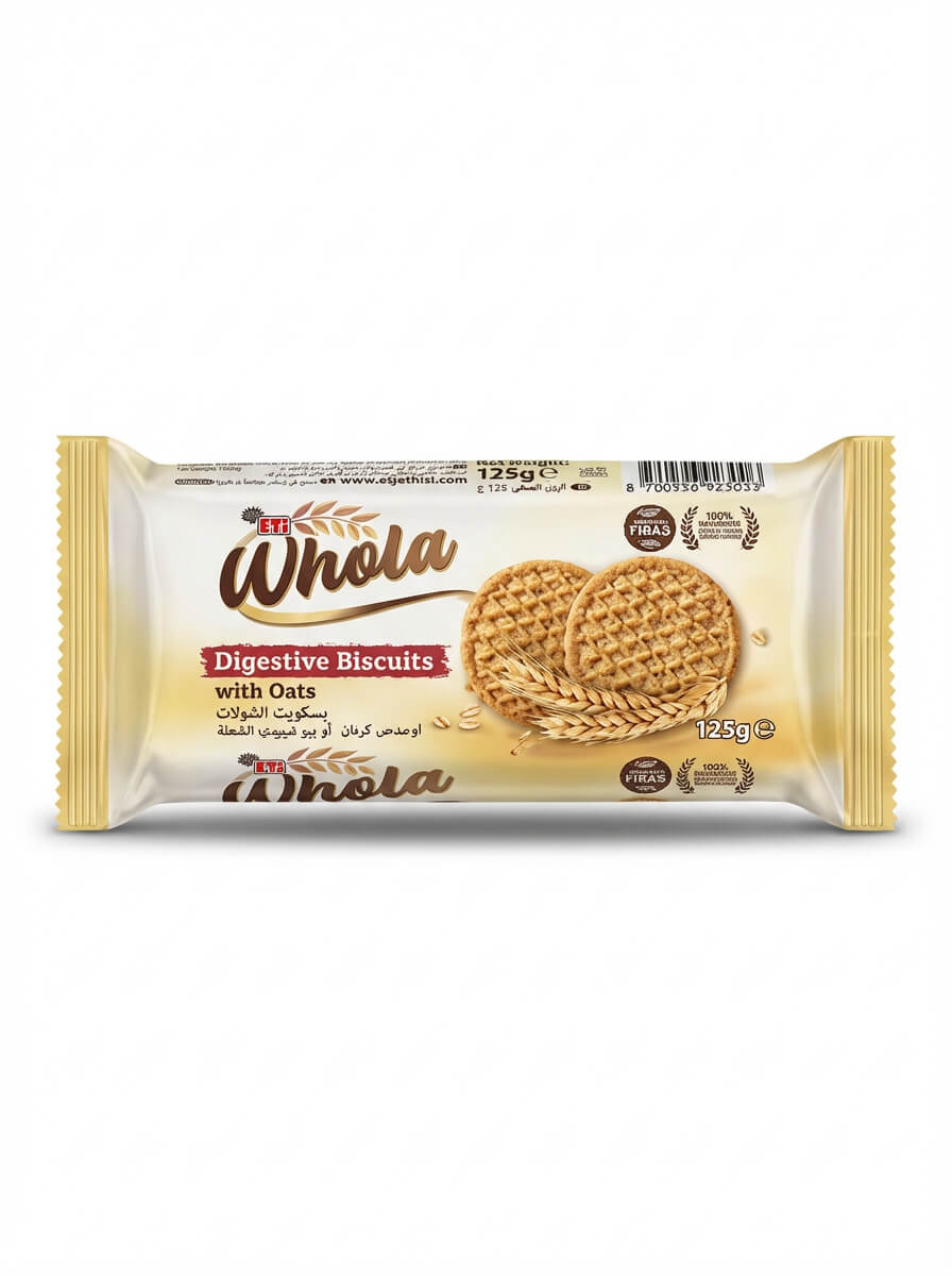 Eti Whola Digestive Biscuits with Oats