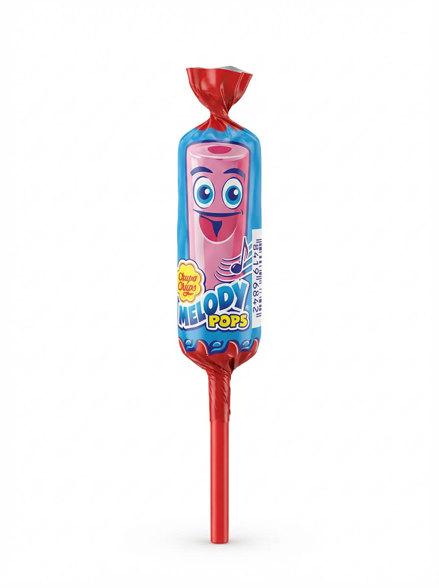 Chupa Chups Melody Pops Strawberry Flavor
