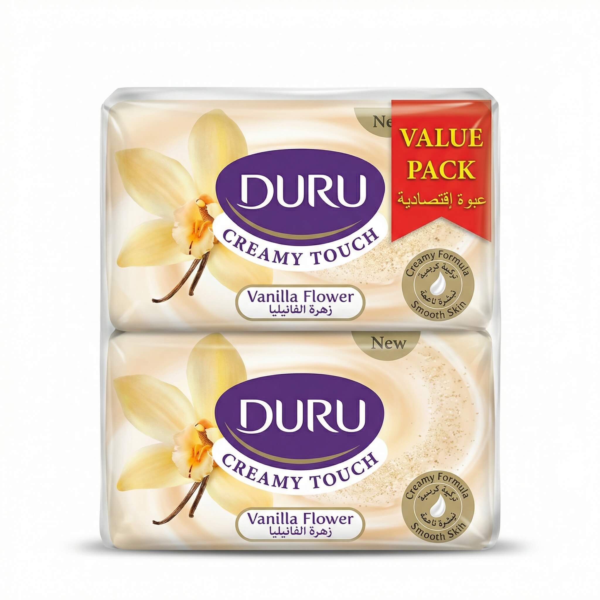 Duru Creamy Touch Vanilla Flower Soap Value Pack