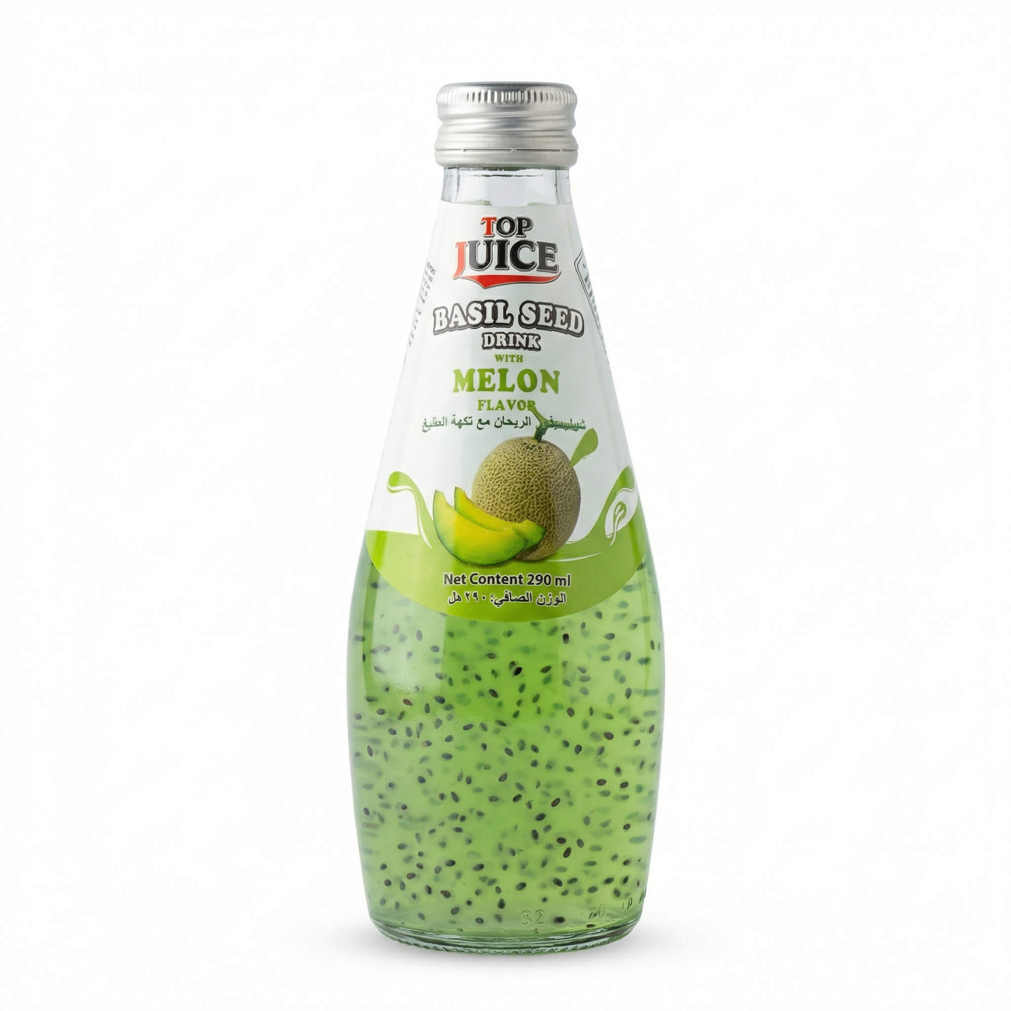 Top Juice Basil Seed Drink with Melon Flavor
