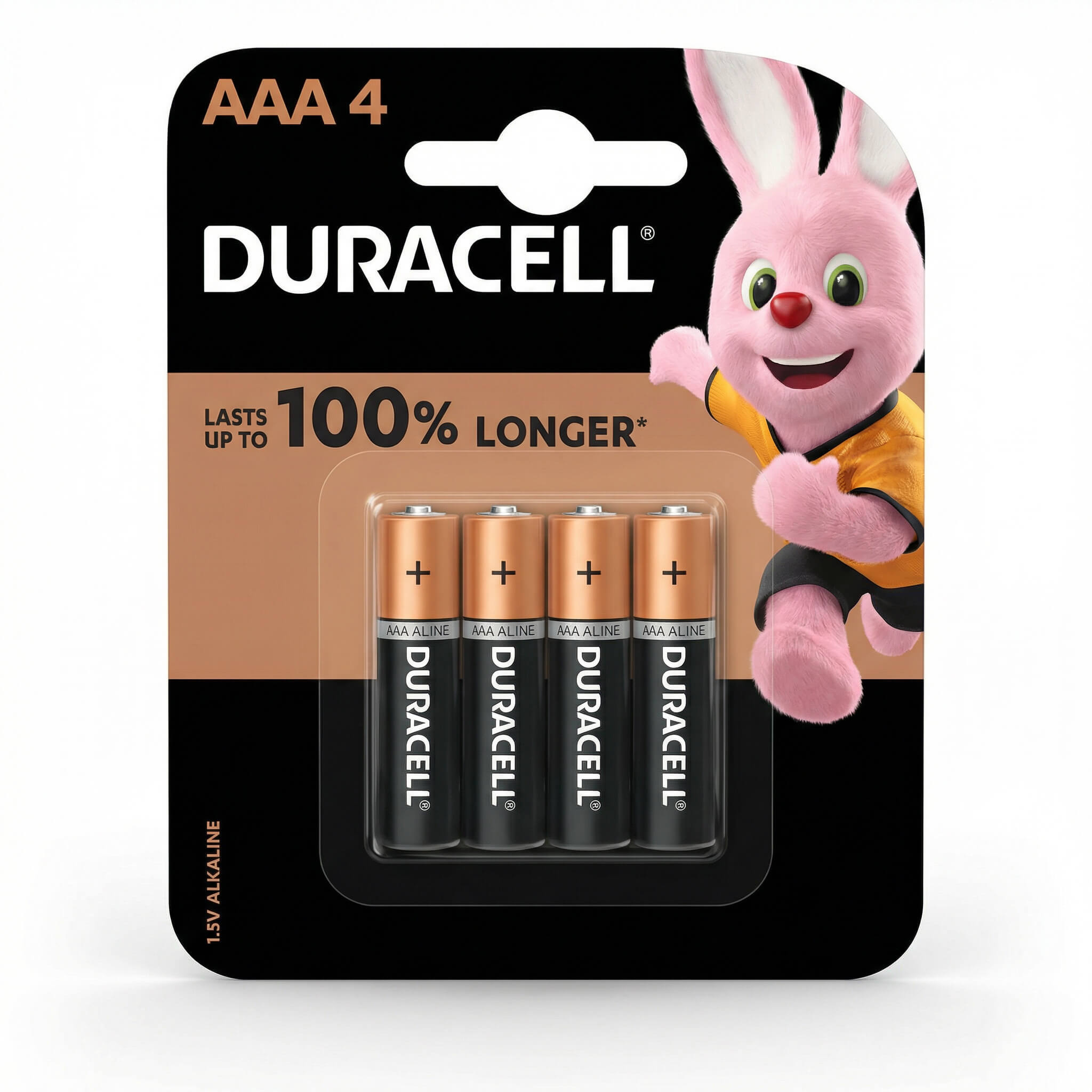 Duracell AAA Alkaline Batteries 4 Pack