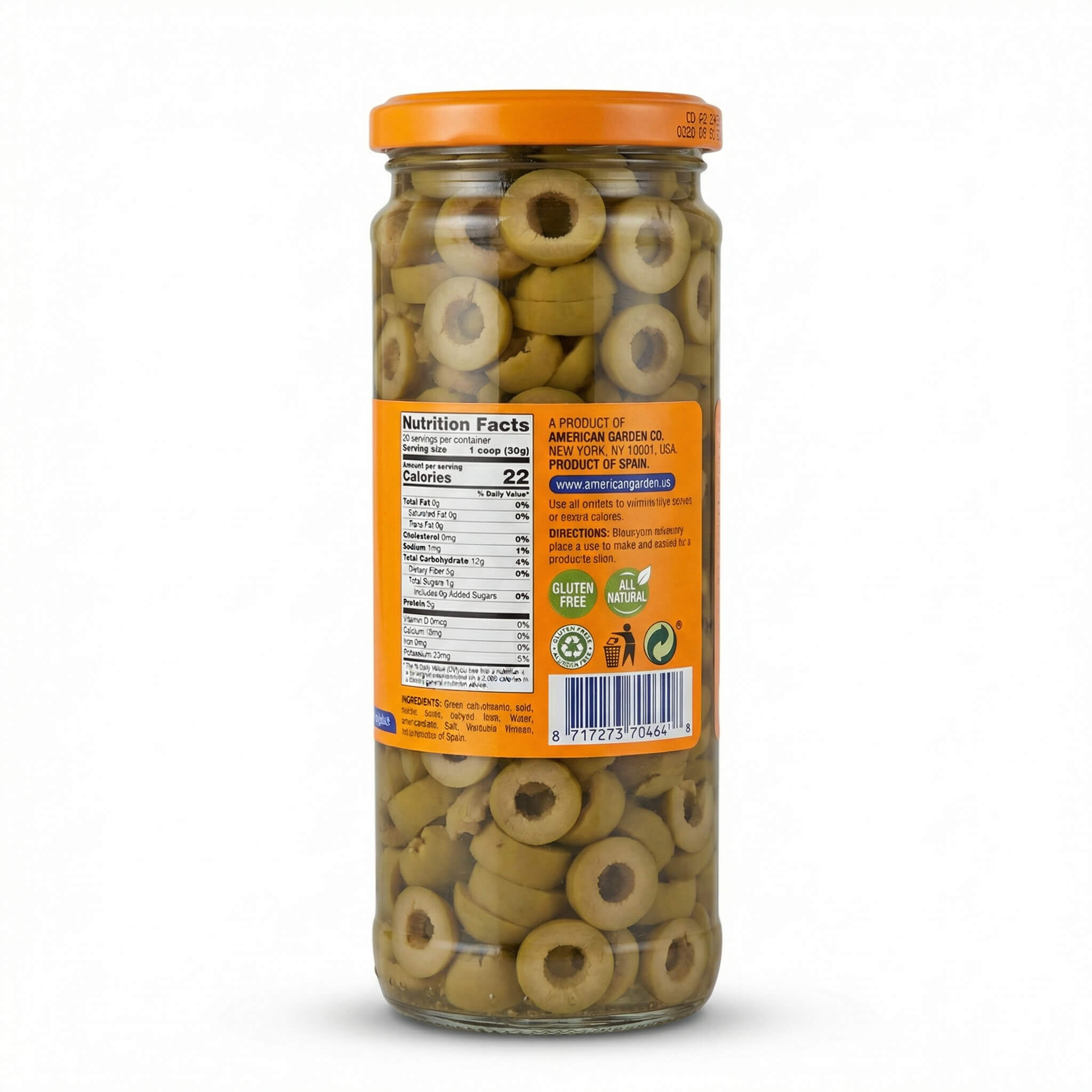 American Garden Sliced Green Olives