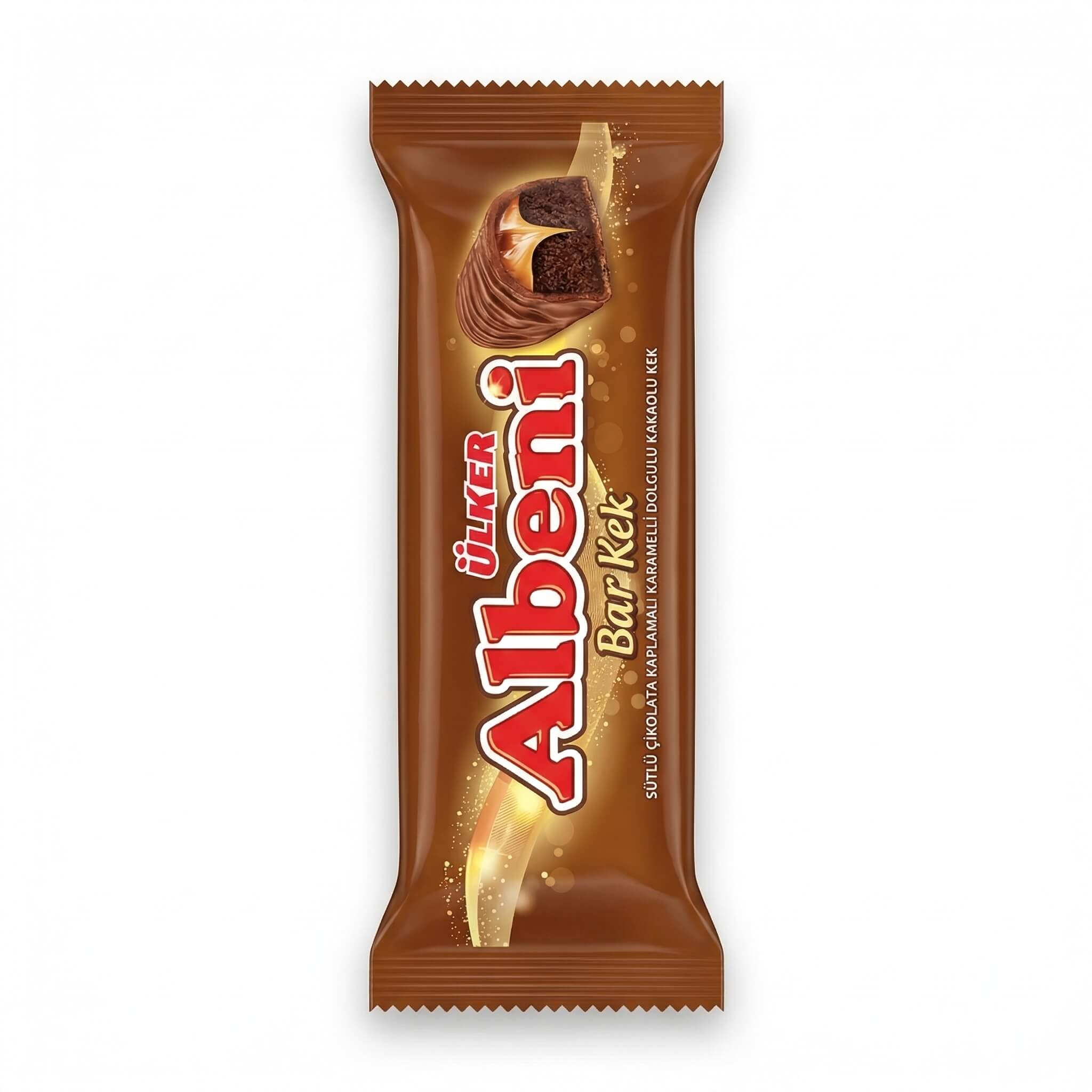 Ulker Albeni Bar Kek Chocolate Cake with Caramel