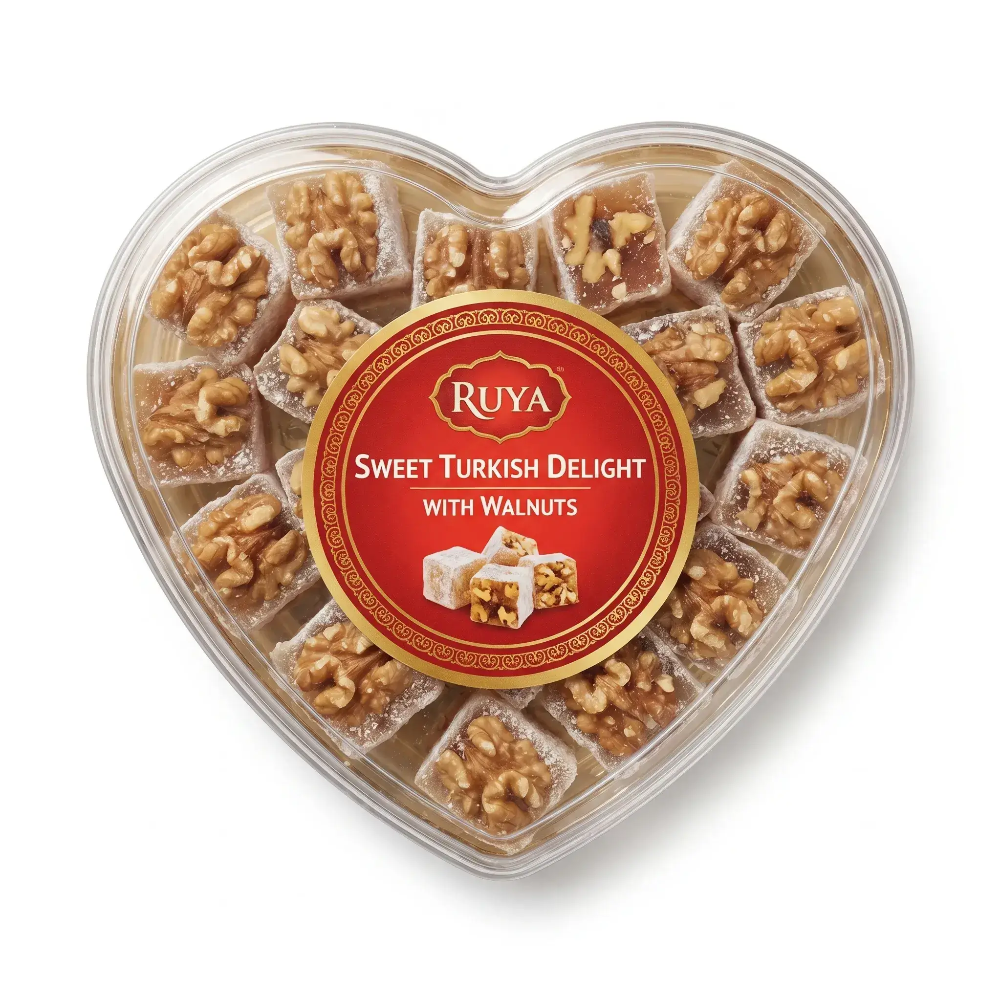 Roya Sweet Turkish Delight with Walnuts and Coconut