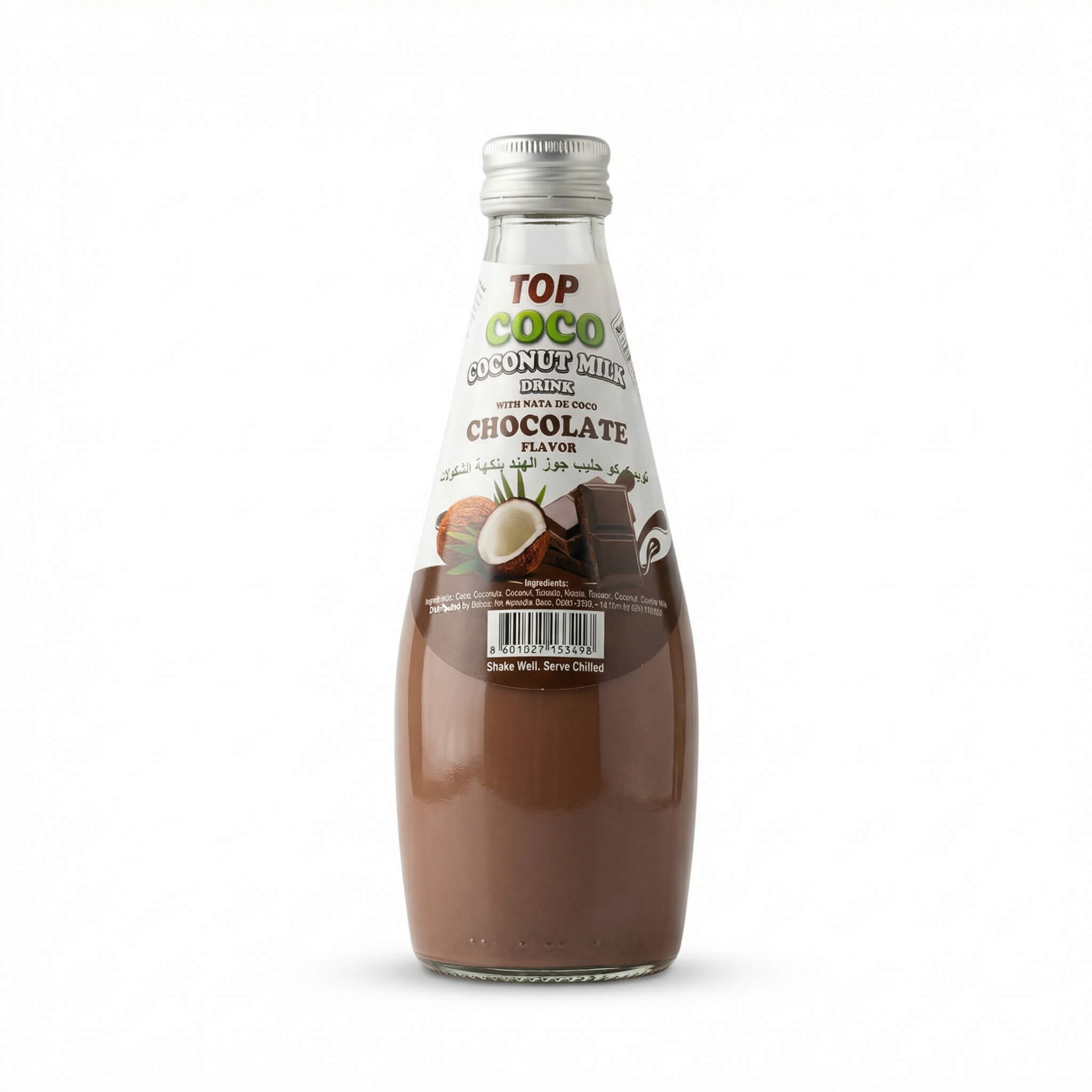Top Coco Coconut Milk Drink with Nata de Coco Chocolate Flavor