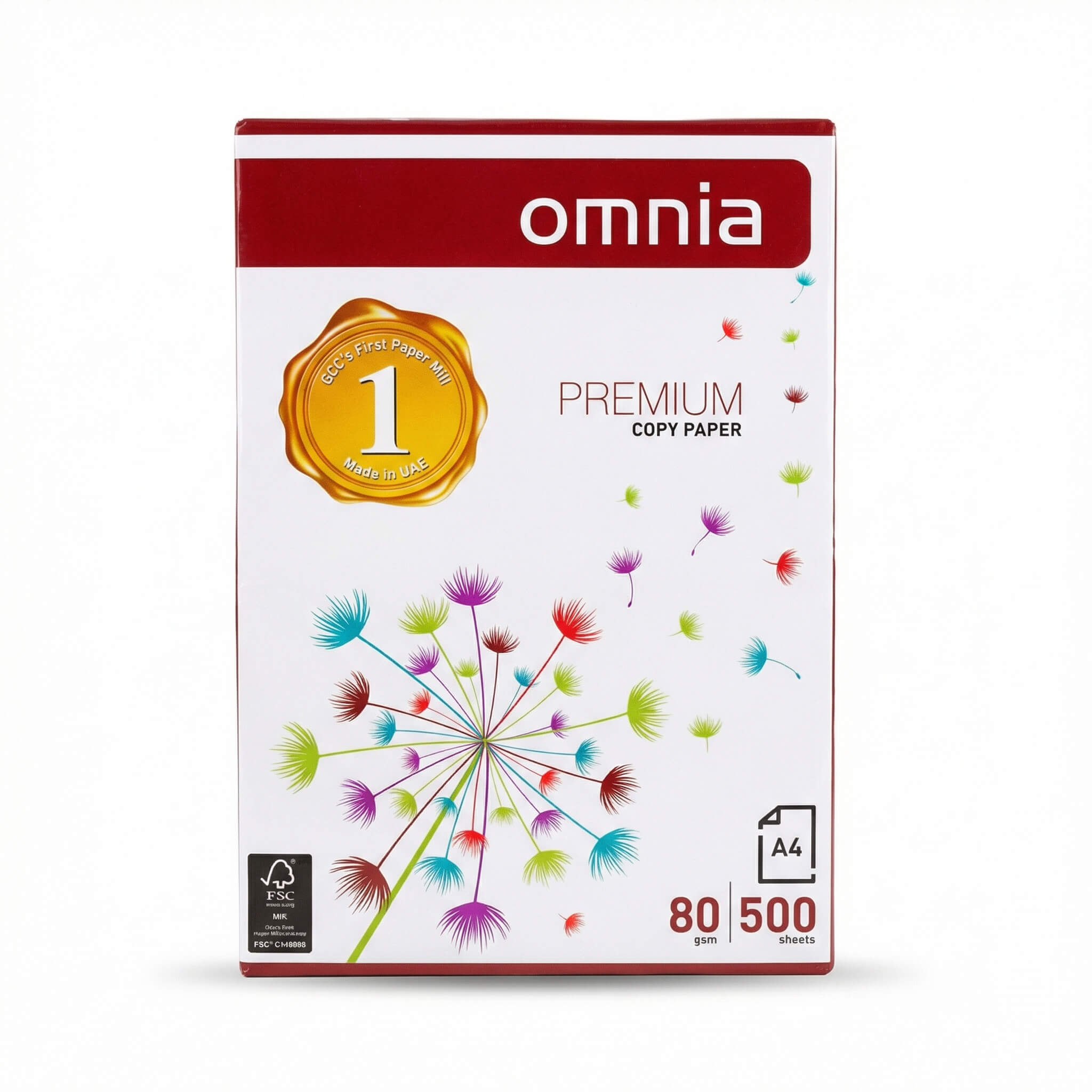 Omnia Premium Copy Paper A4 80gsm 500 Sheets