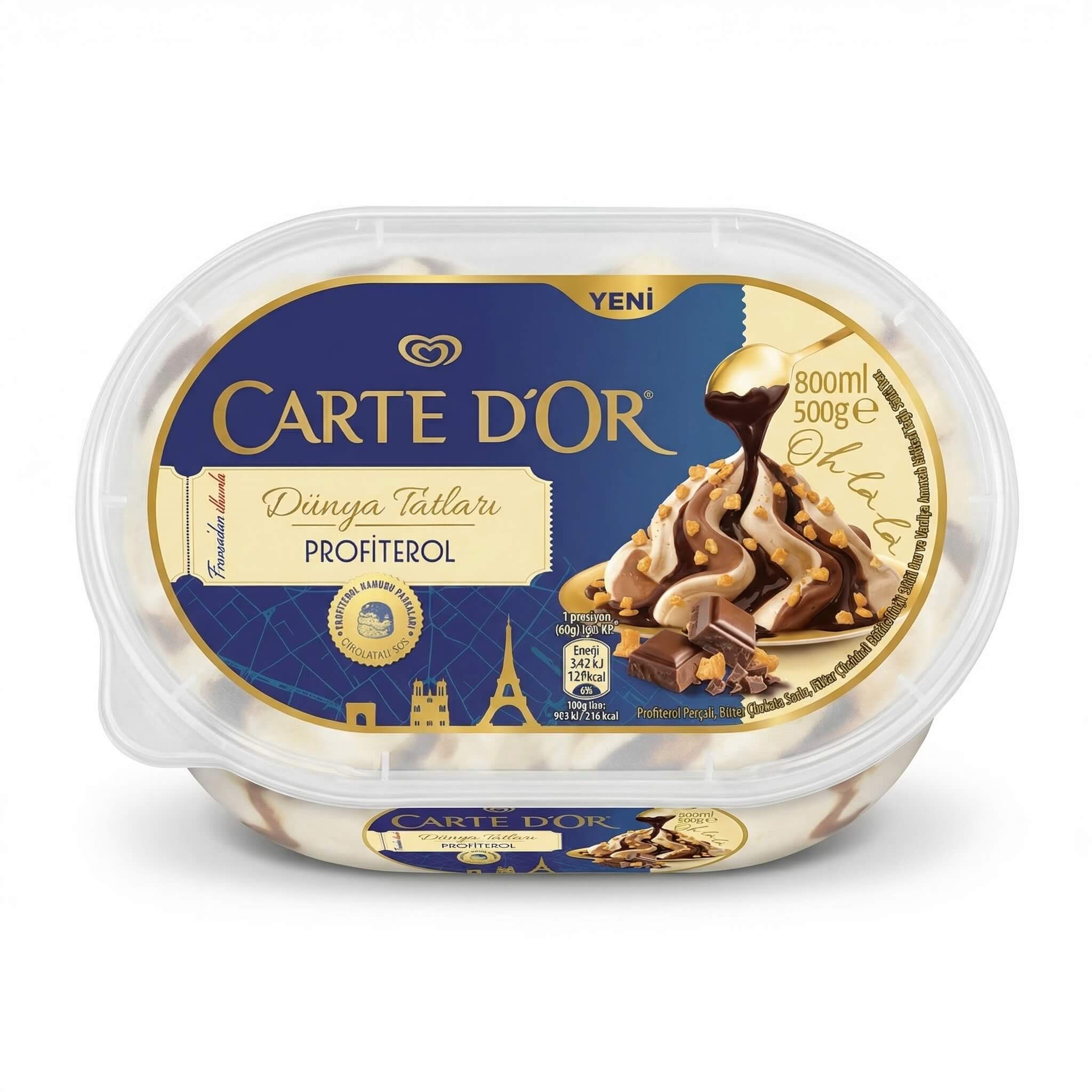 Carte D'Or Profiterole Ice Cream