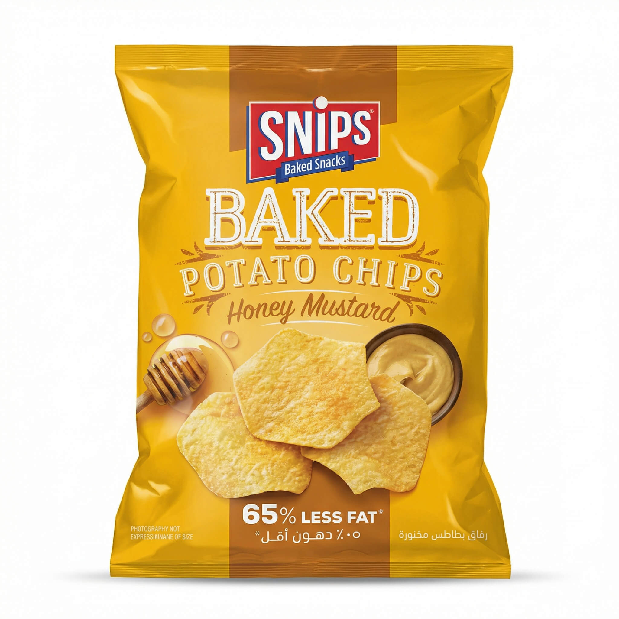 Snips Baked Potato Chips Honey Mustard