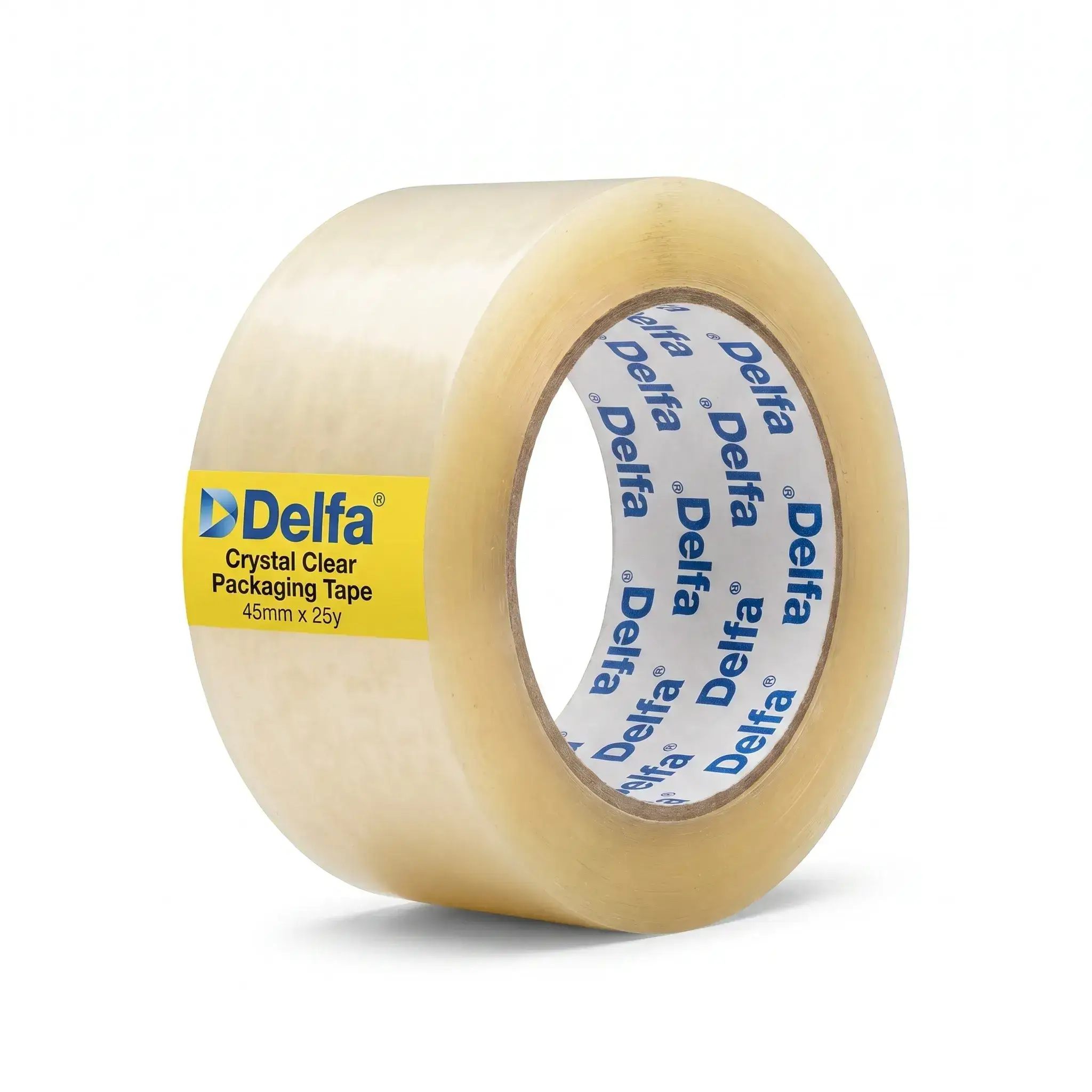 Delfa Crystal Clear Packaging Tape 45mm x 25y