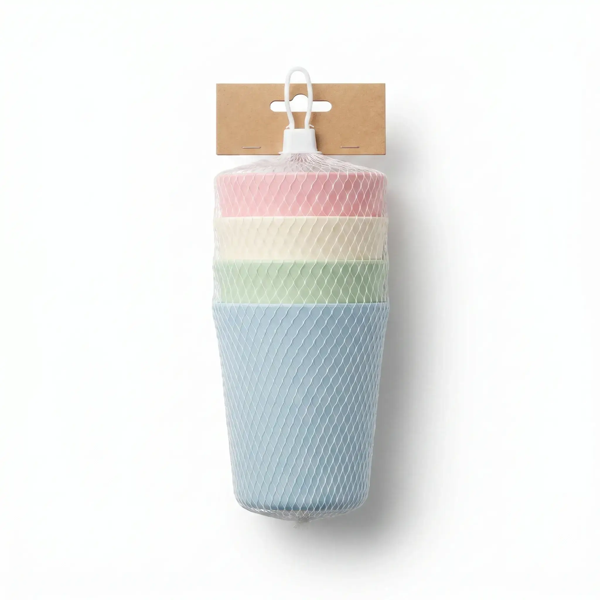 Plastic Cup Set - 4 Pieces
