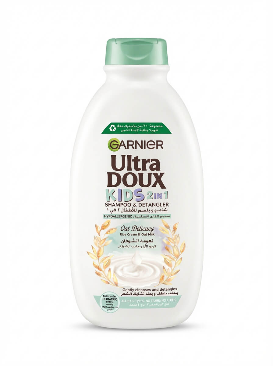 Garnier Ultra Doux Kids 2-in-1 Shampoo & Detangler Oat Delicacy
