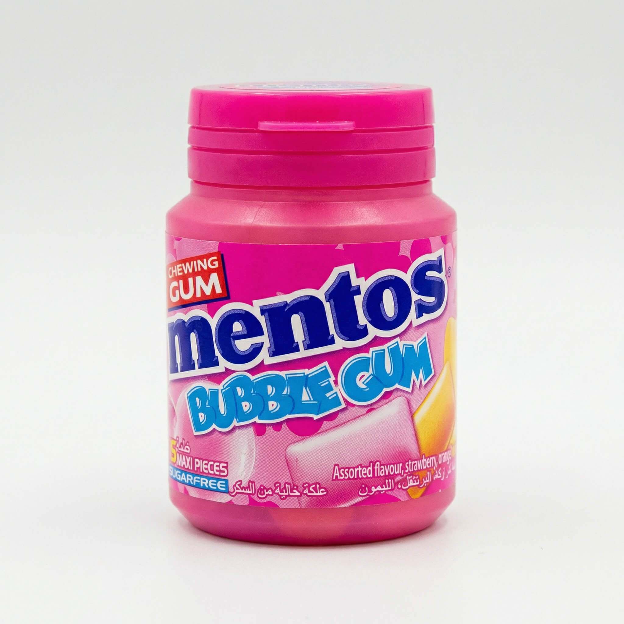 Mentos Bubble Gum Assorted Flavors Sugar Free