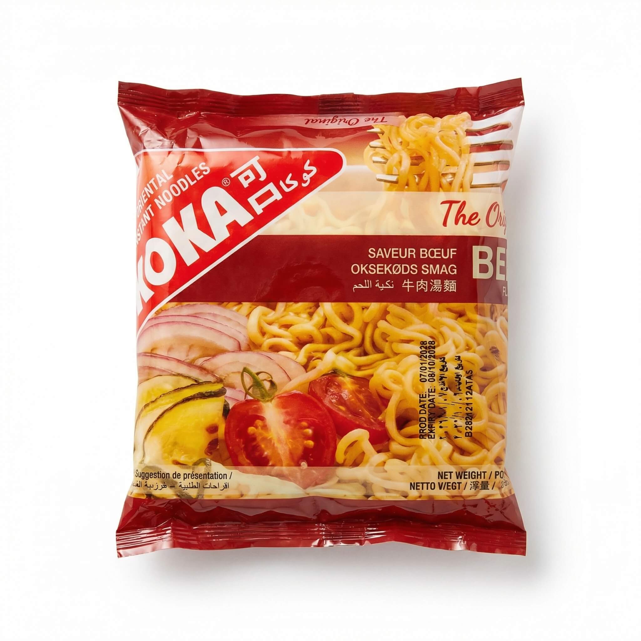 Koka Oriental Instant Noodles Beef Flavor