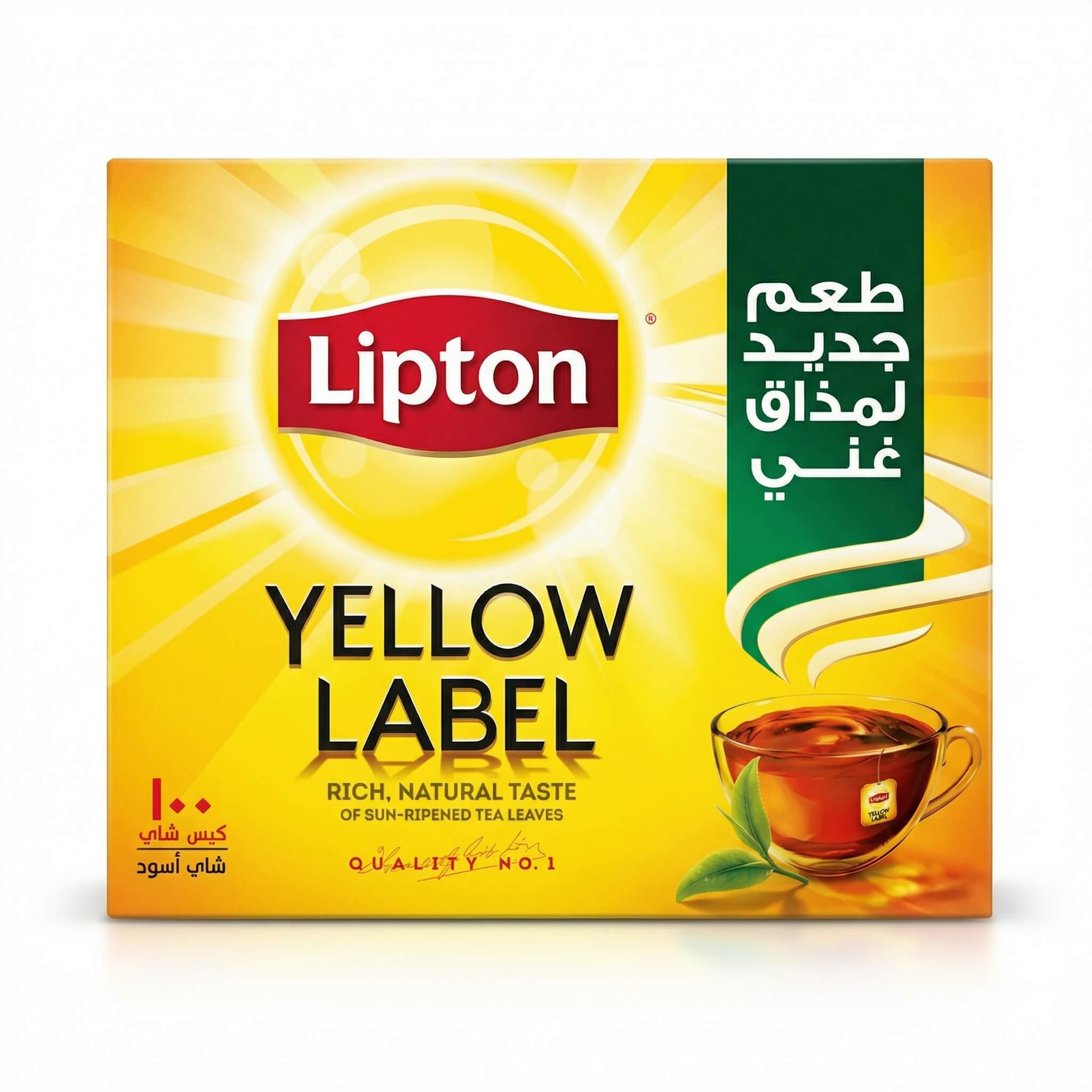 Lipton Yellow Label Black Tea 100 Tea Bags