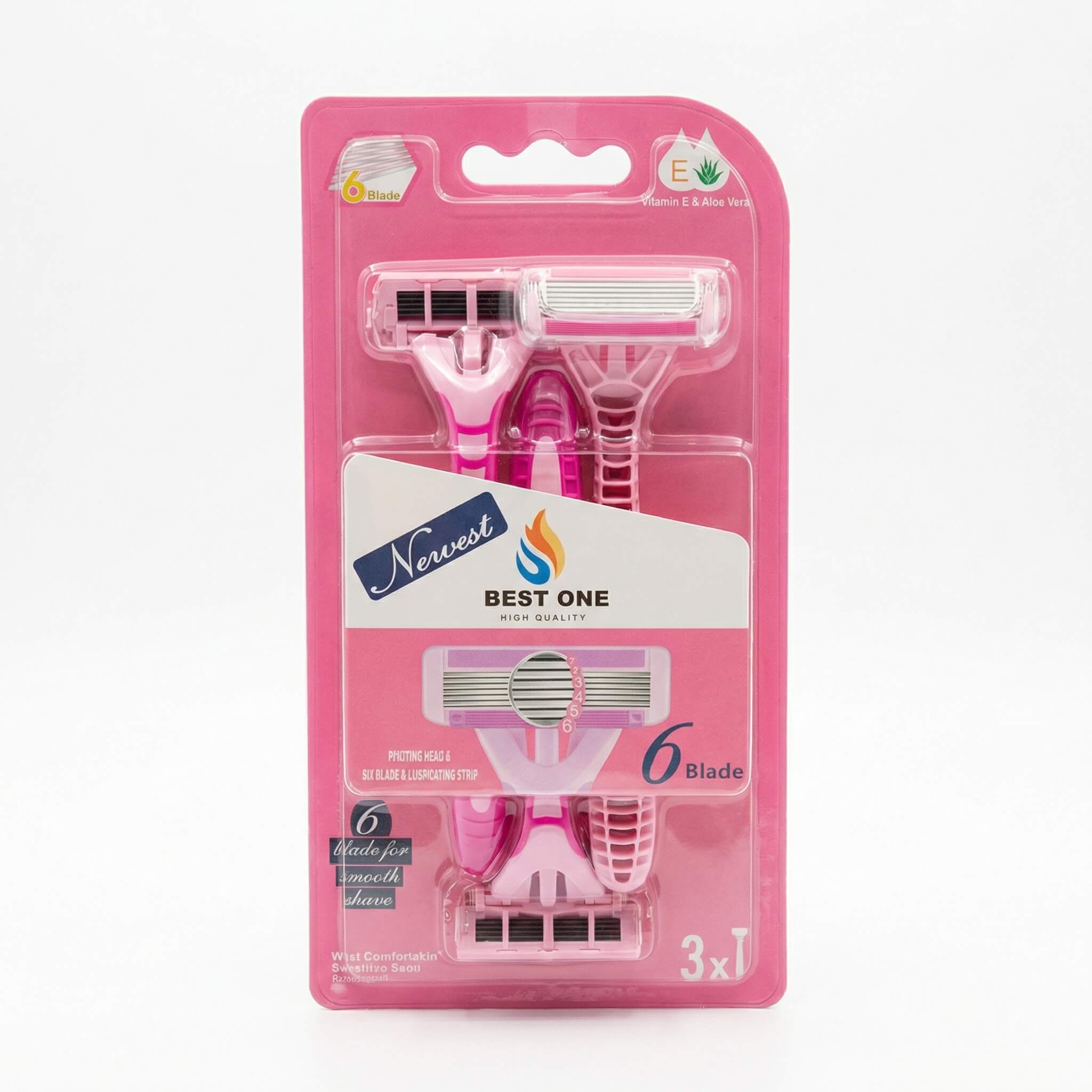 Best One Newest 6-Blade Women's Disposable Razors