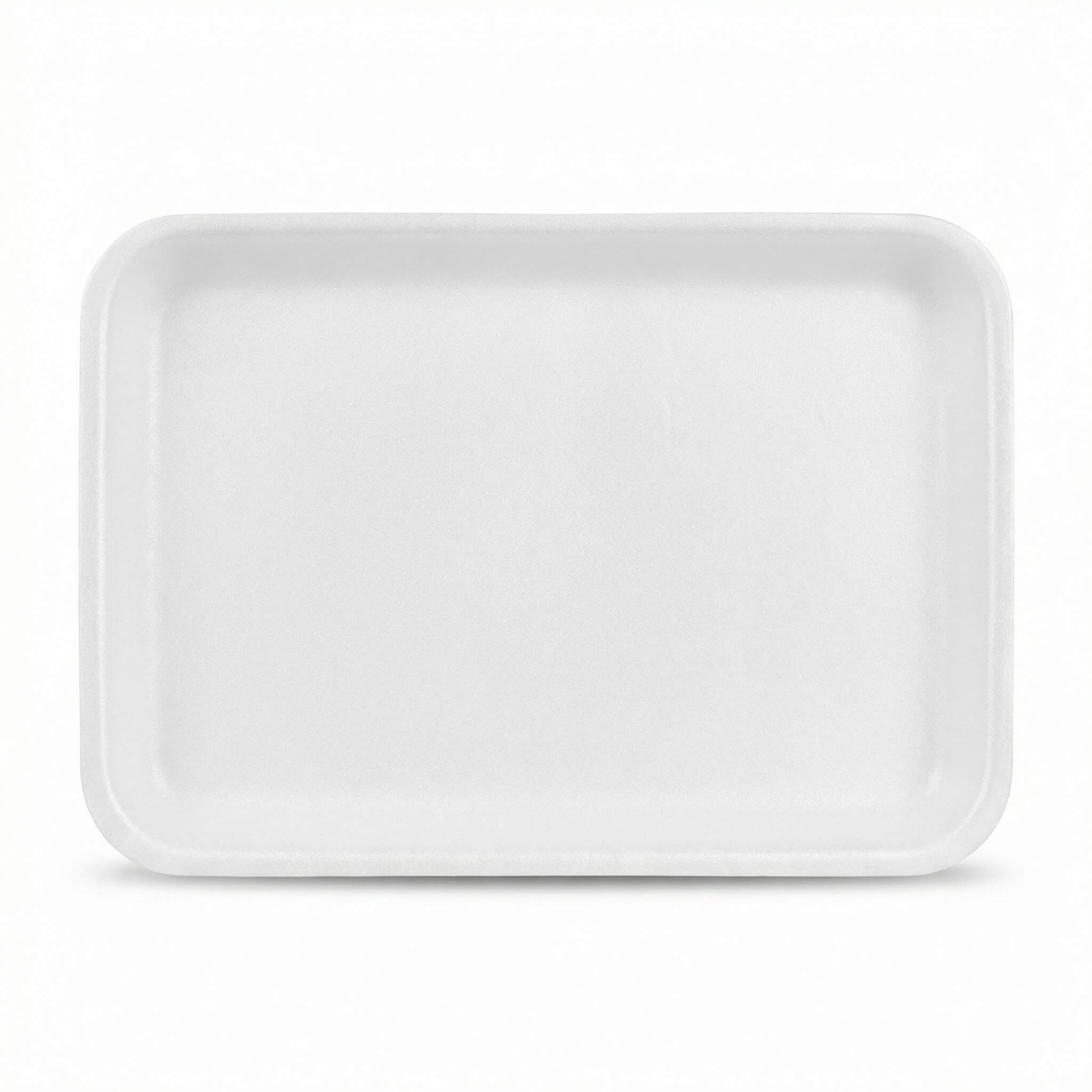 Disposable White Foam Food Tray