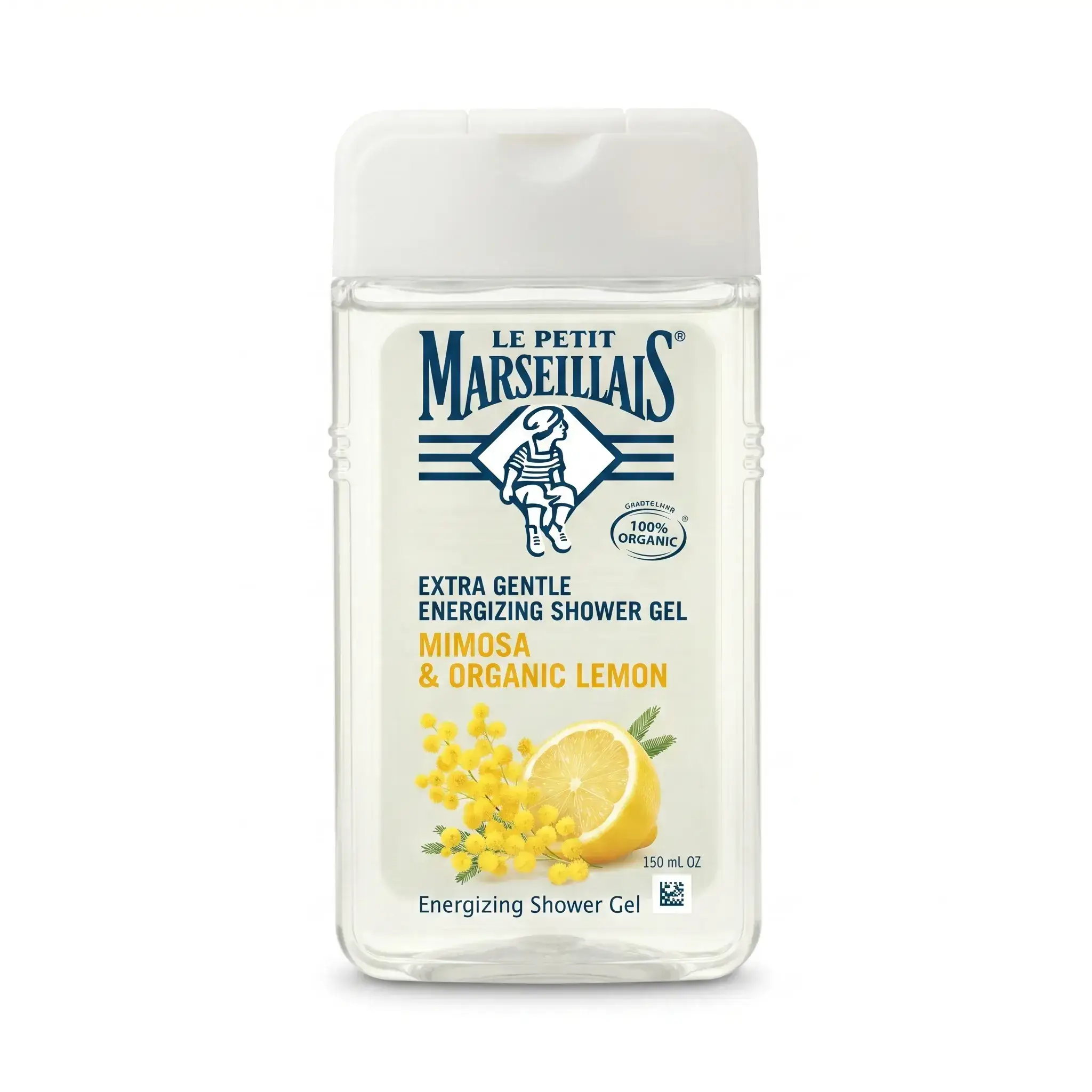Le Petit Marseillais Extra Gentle Energizing Shower Gel Mimosa & Organic Lemon