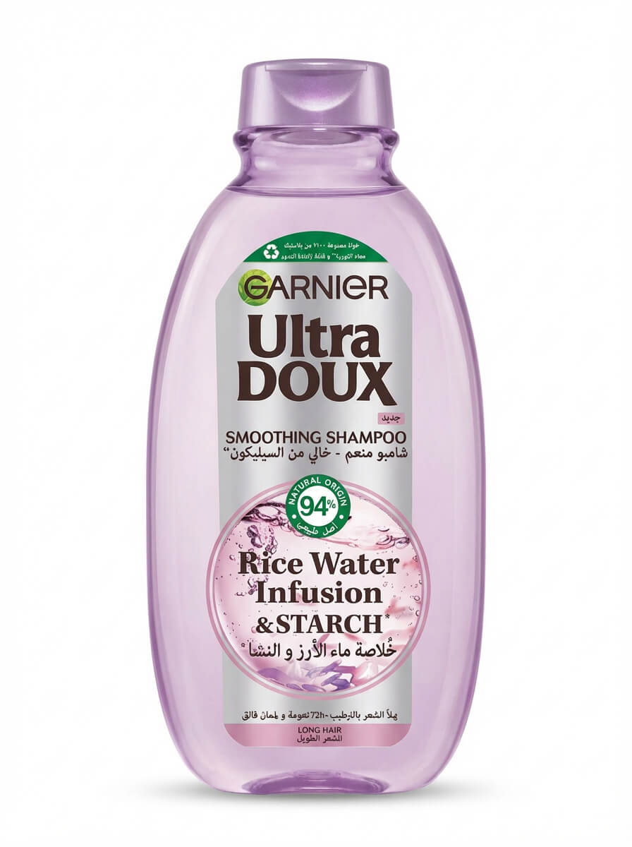 Garnier Ultra Doux Rice Water Infusion & Starch Smoothing Shampoo