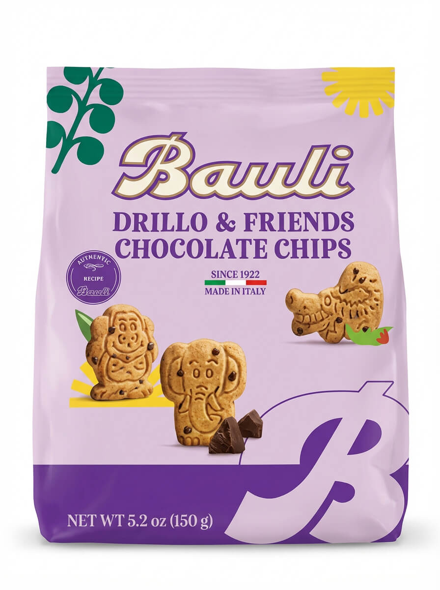 Bauli Drillo & Friends Chocolate Chips Biscuits