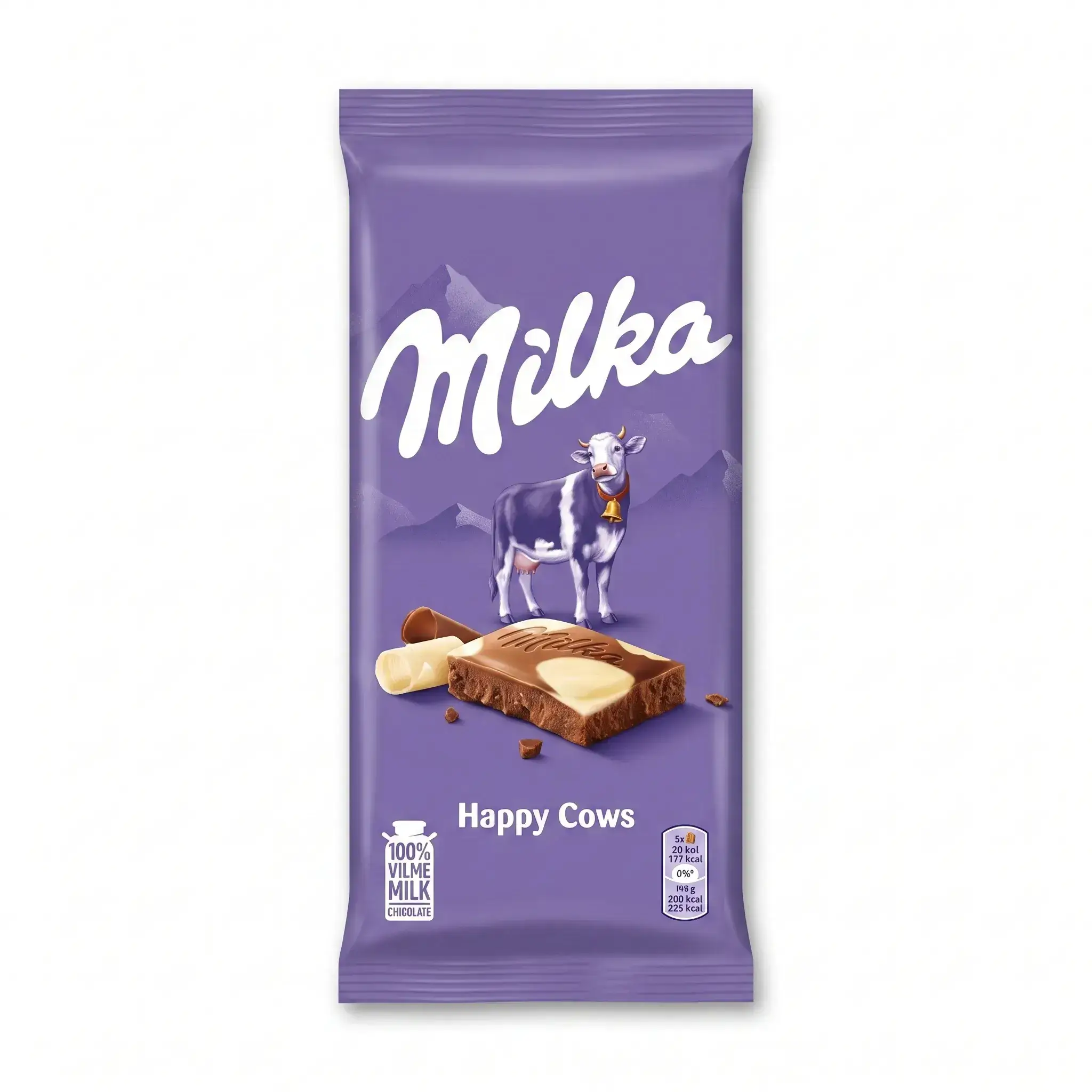 Milka Happy Cows Milk and White Chocolate