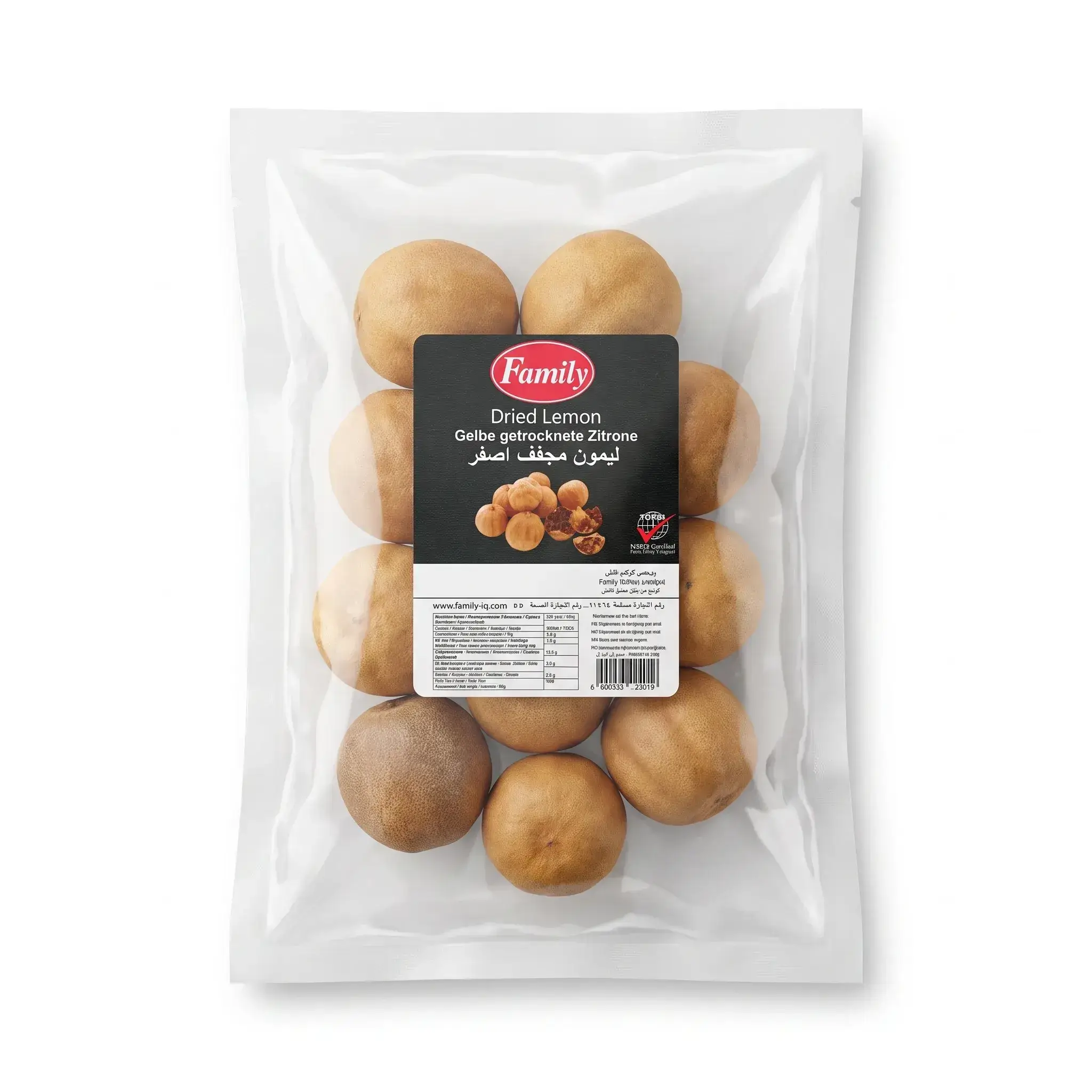 Family Dried Yellow Lemon