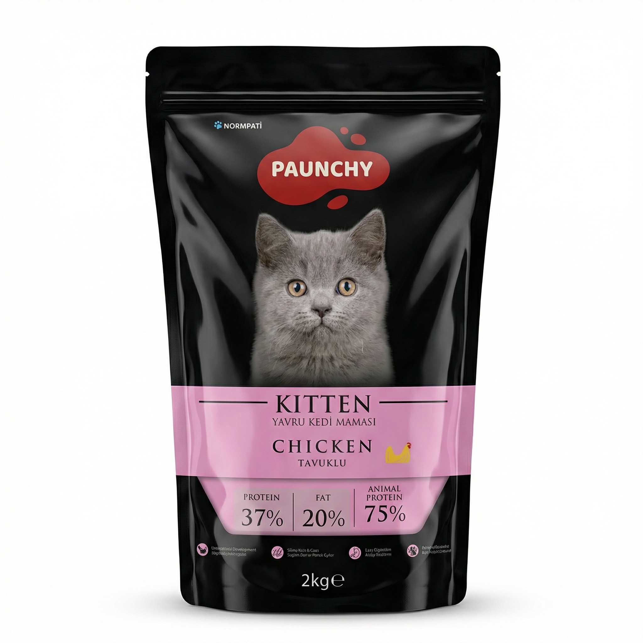 Paunchy Kitten Chicken Dry Food