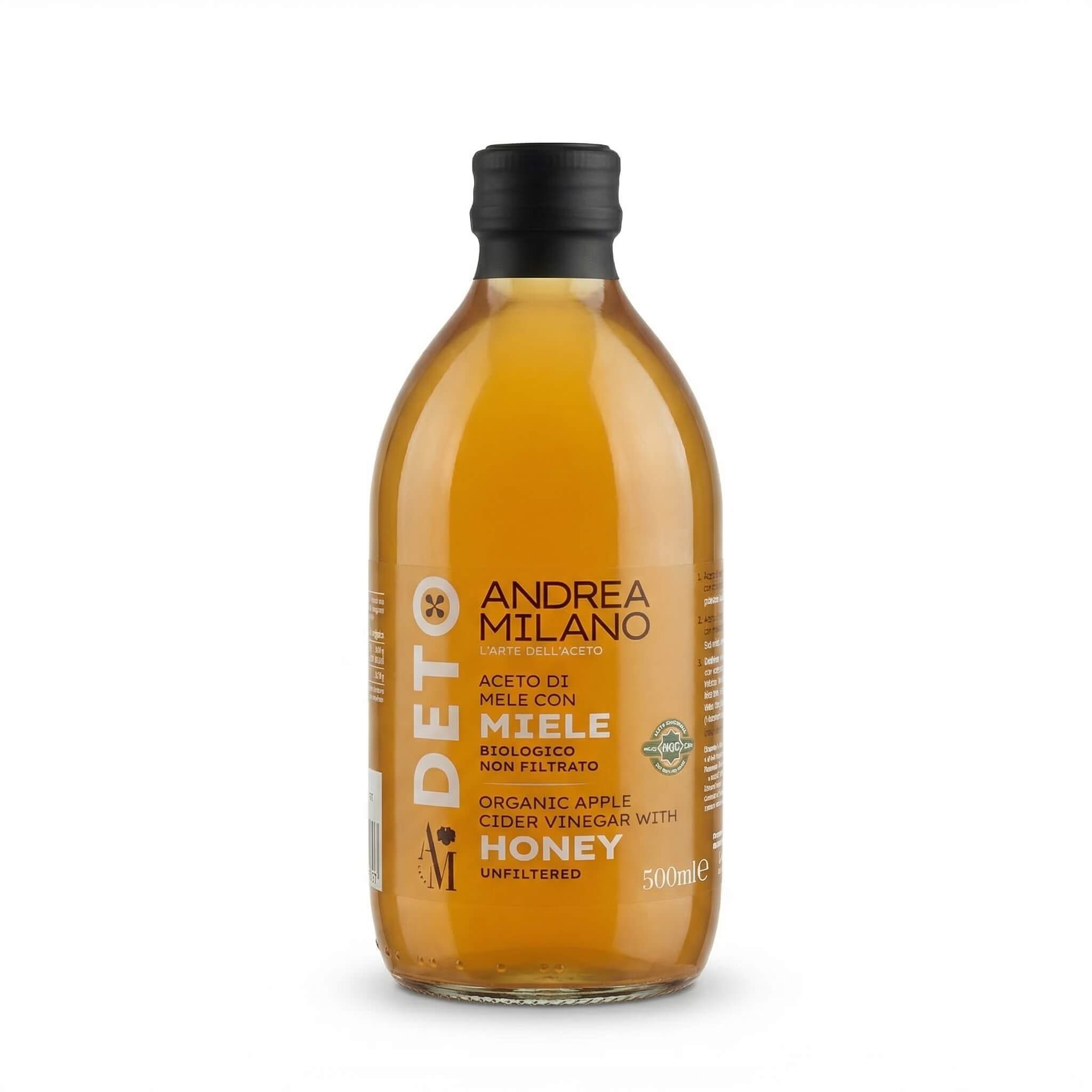 Andrea Milano Deto Organic Apple Cider Vinegar with Honey