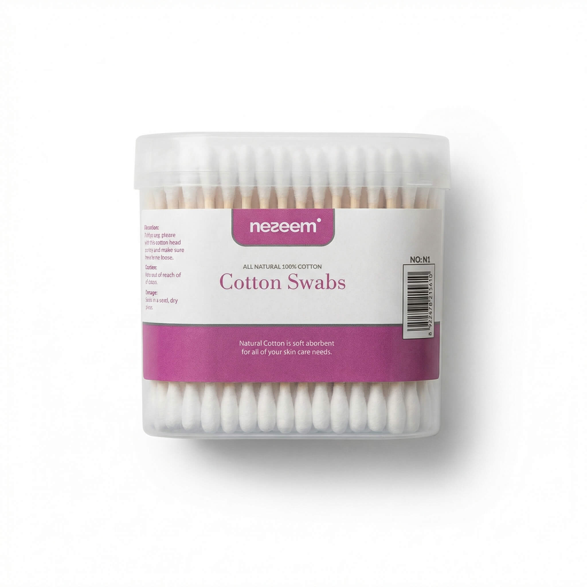 Nazeem All Natural 100% Cotton Swabs